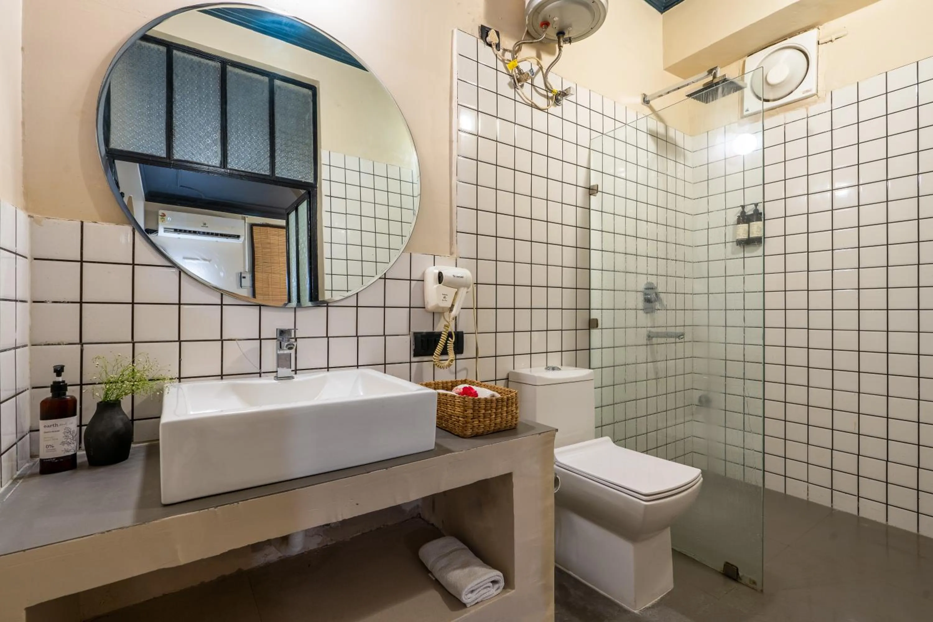 Bathroom in Minimalist One Hauz Khas Village