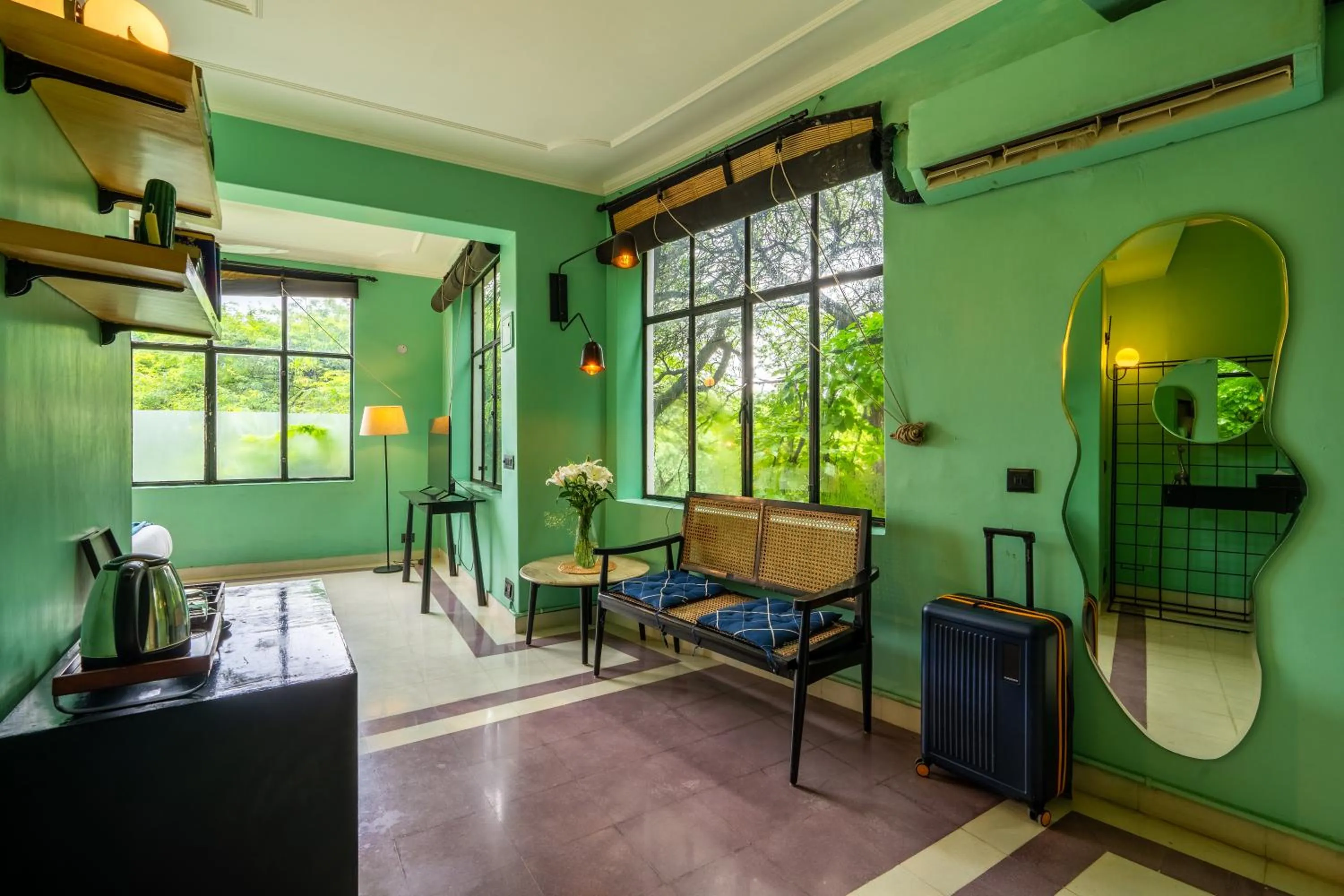 Photo of the whole room in Minimalist One Hauz Khas Village