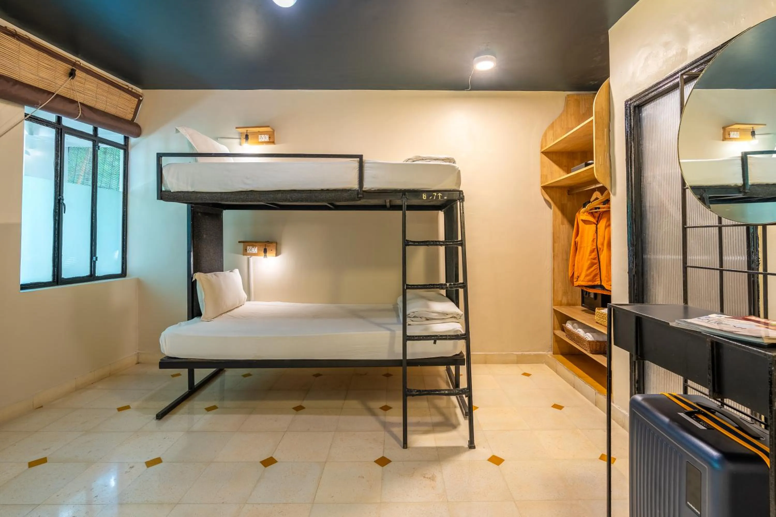 Bedroom, Bed in Minimalist One Hauz Khas Village