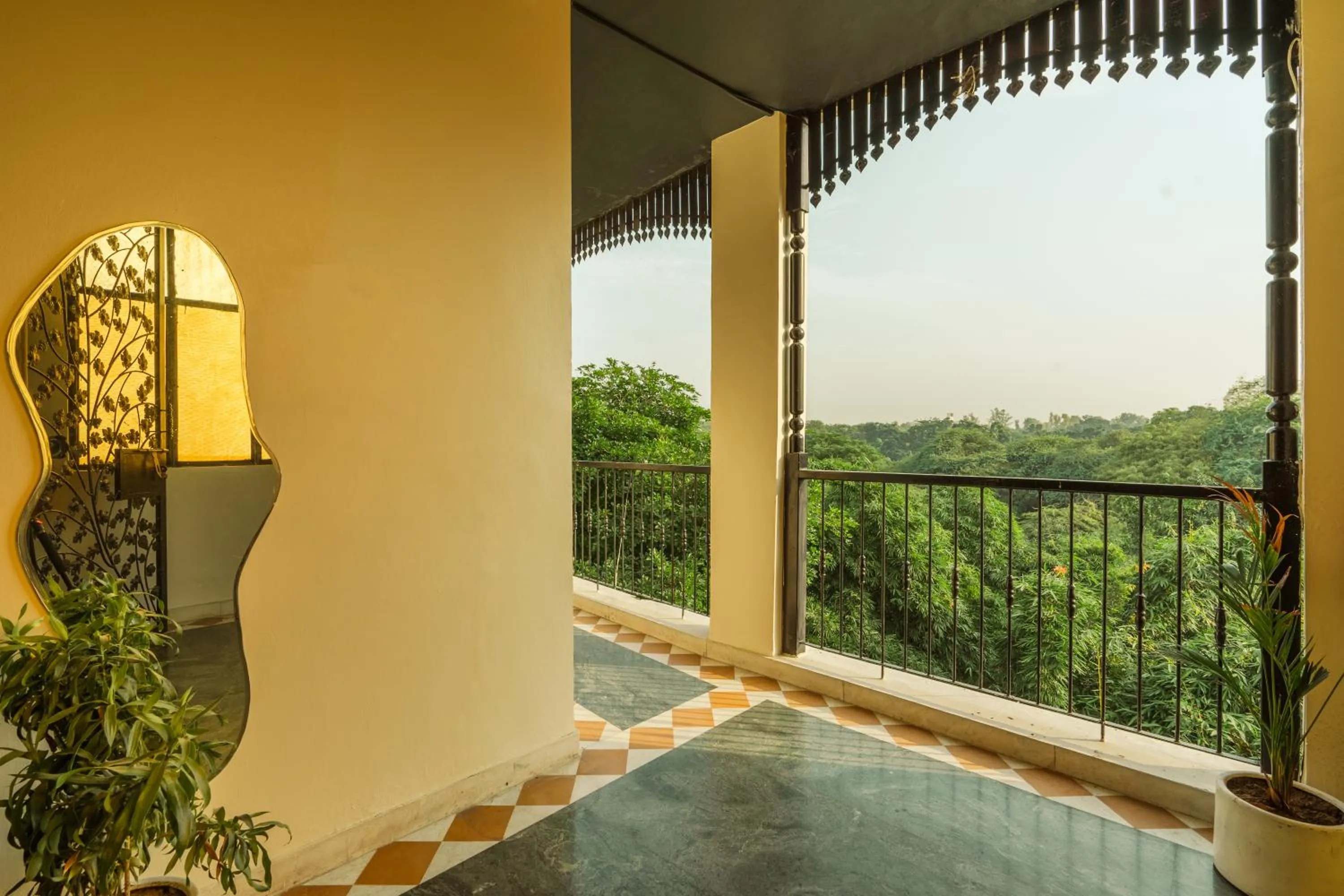 Balcony/Terrace in Minimalist One Hauz Khas Village