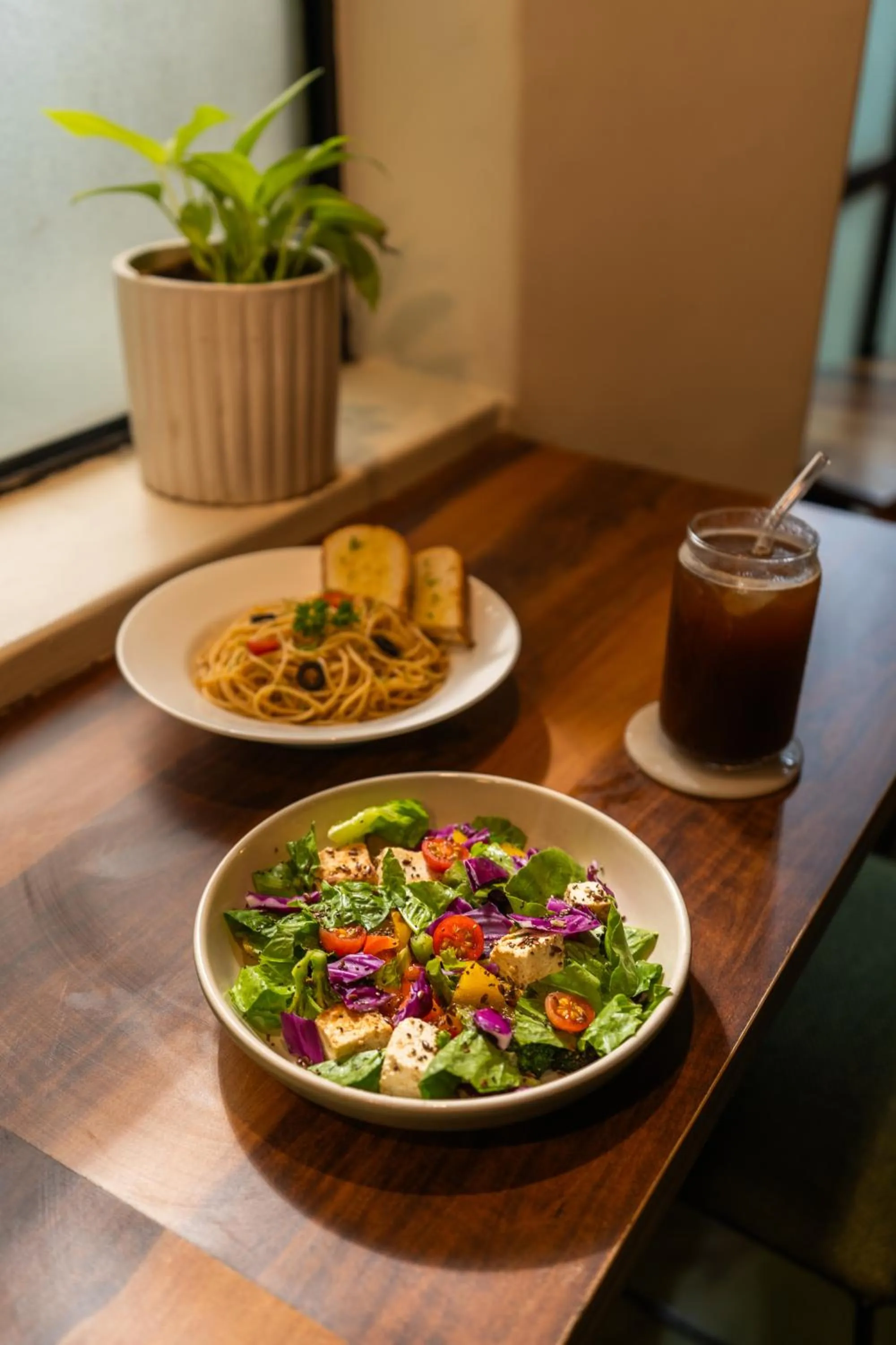 Food in Minimalist One Hauz Khas Village