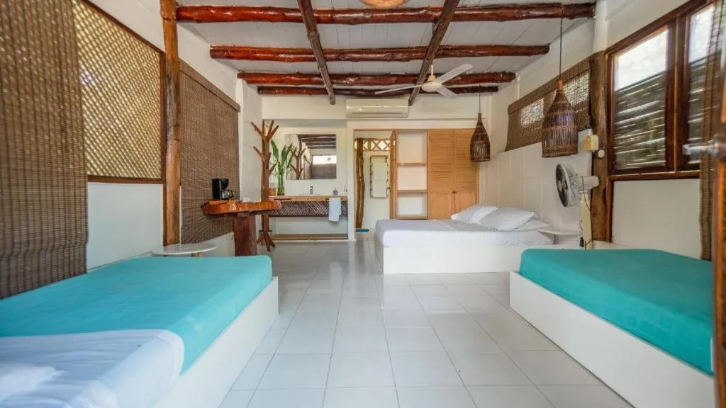 Bed in Hotel Playa Scondida Barú