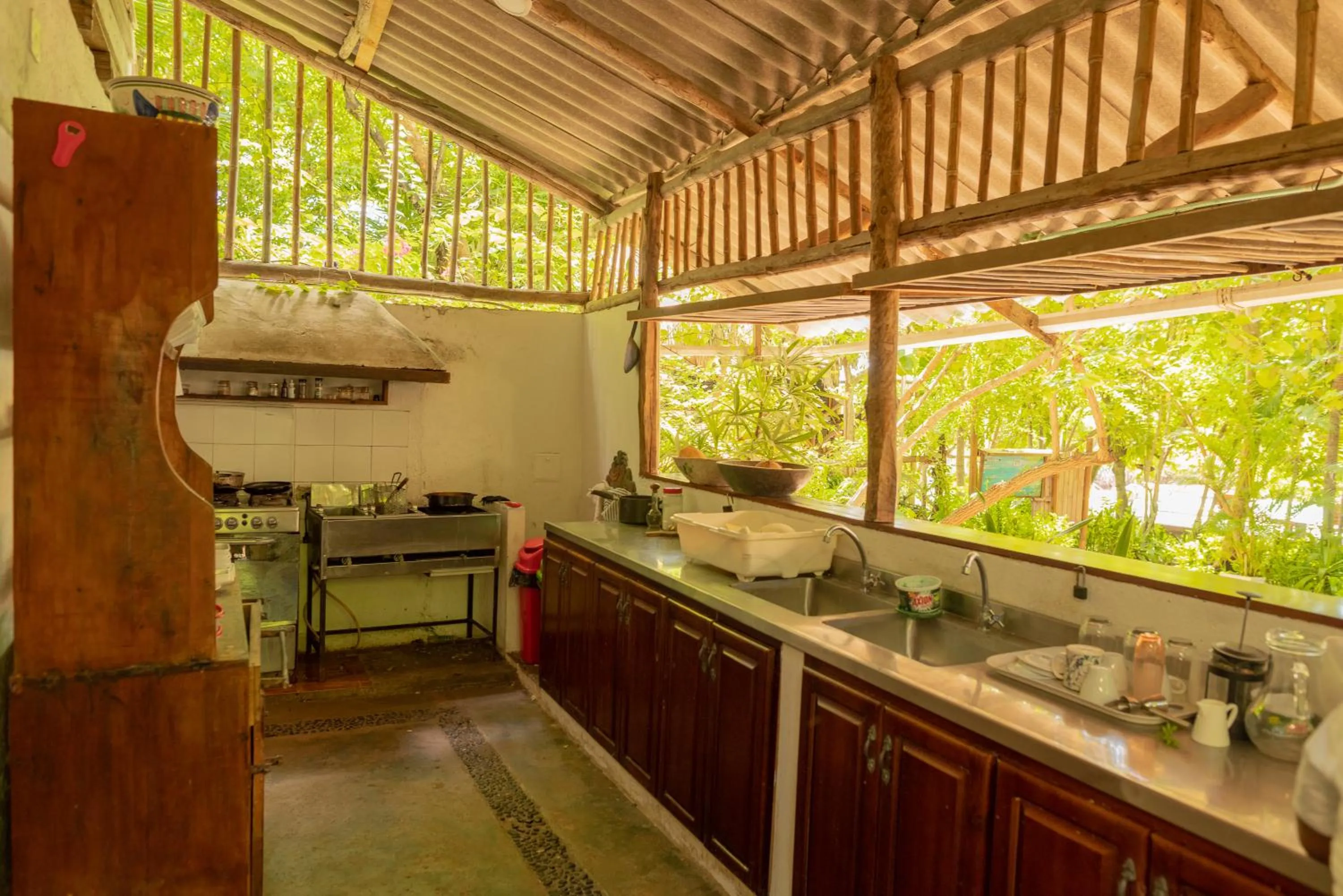 Kitchen or kitchenette in Hotel Playa Scondida Barú