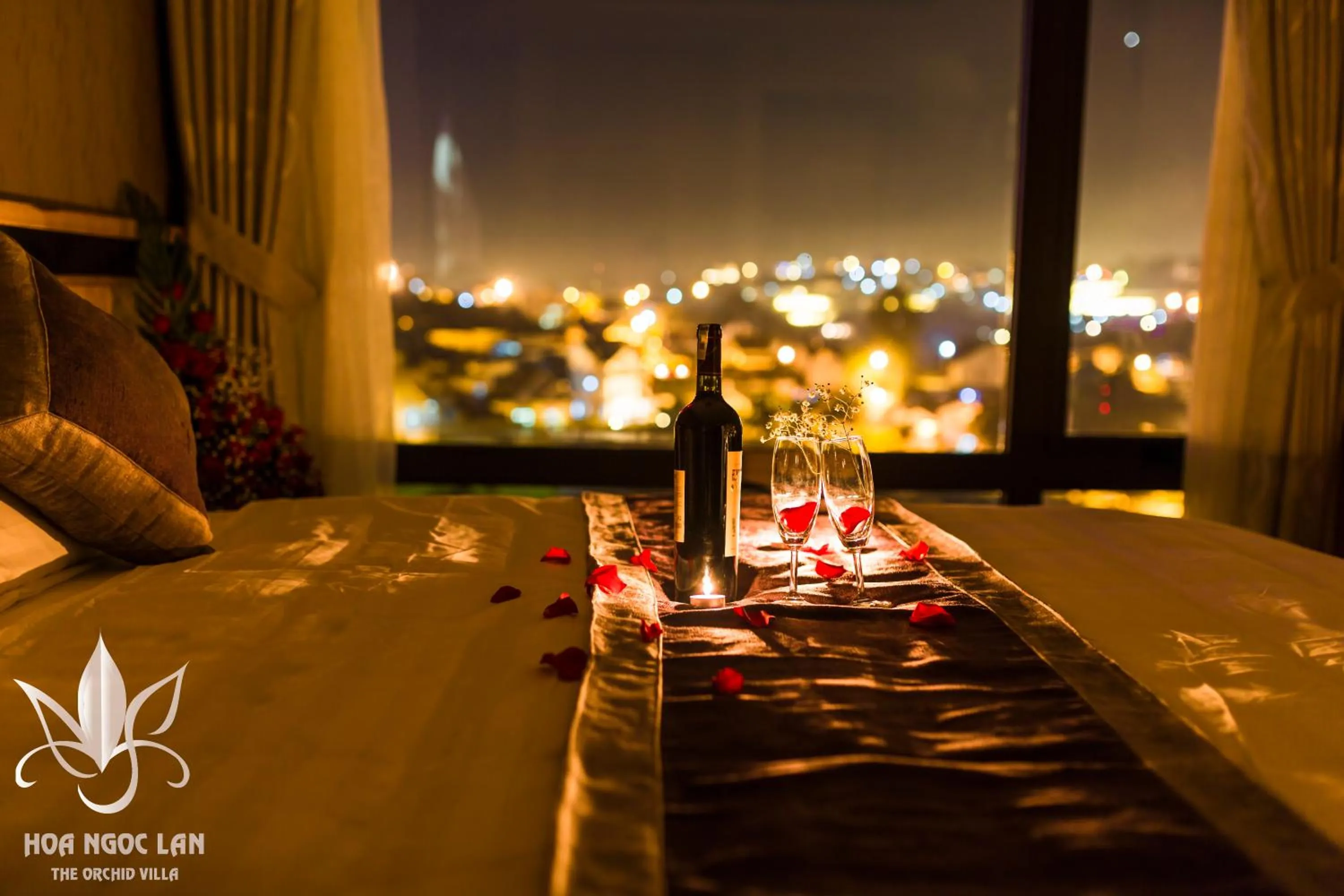 Bedroom, Bed in Hoa Ngoc Lan - The Orchid Villa Dalat