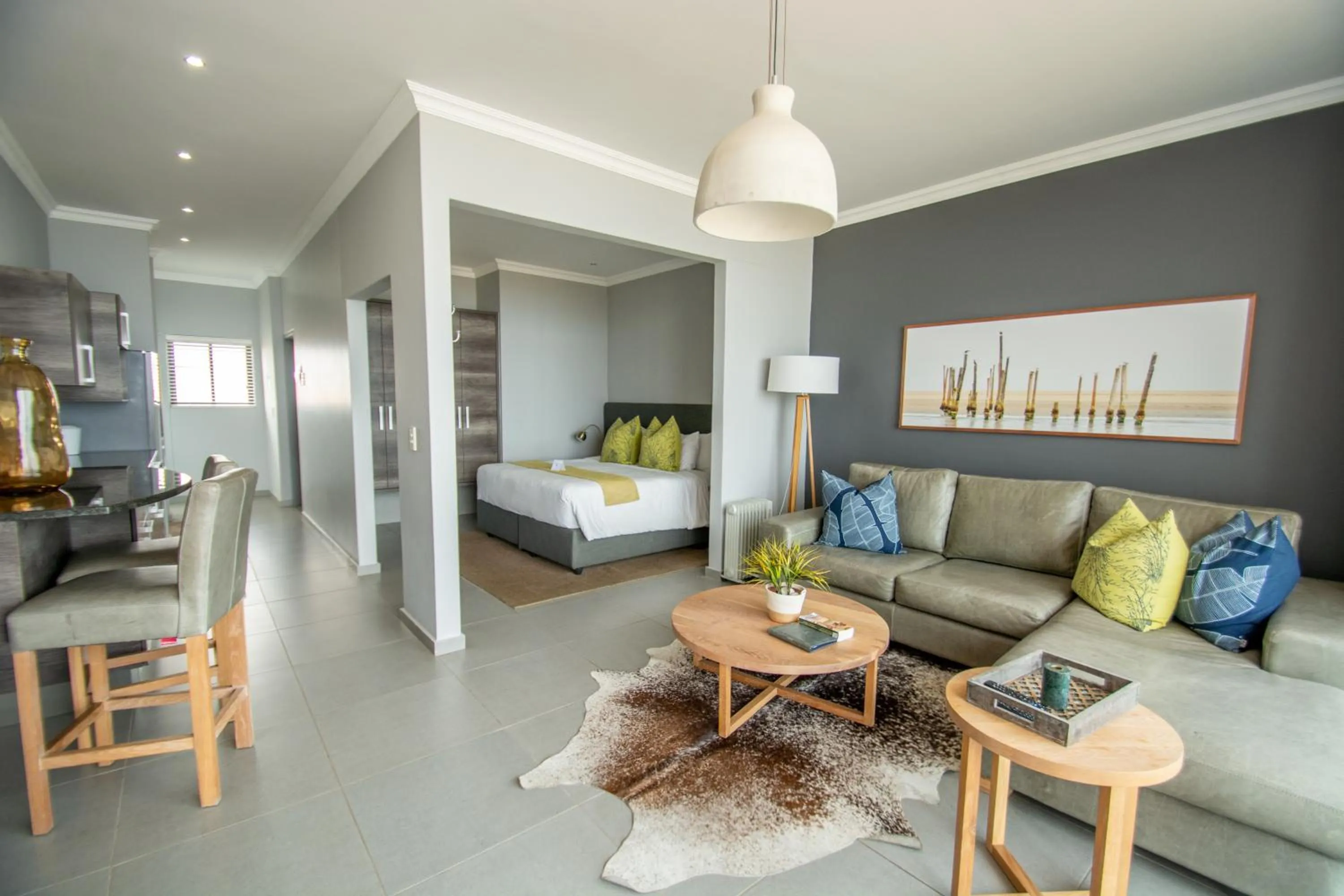 Bed in Bay View Resort Hotel Namibia