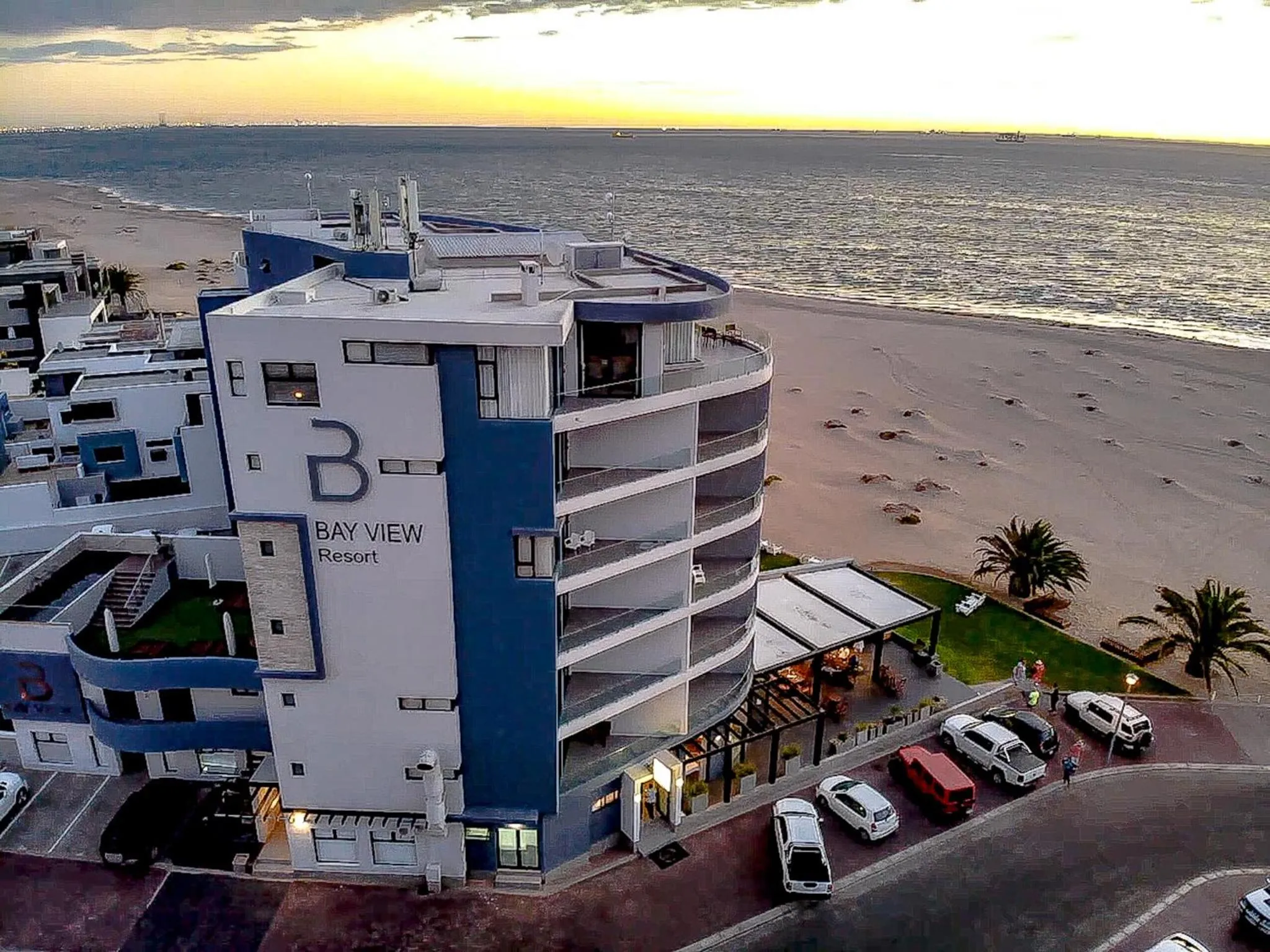 Property building in Bay View Resort Hotel Namibia