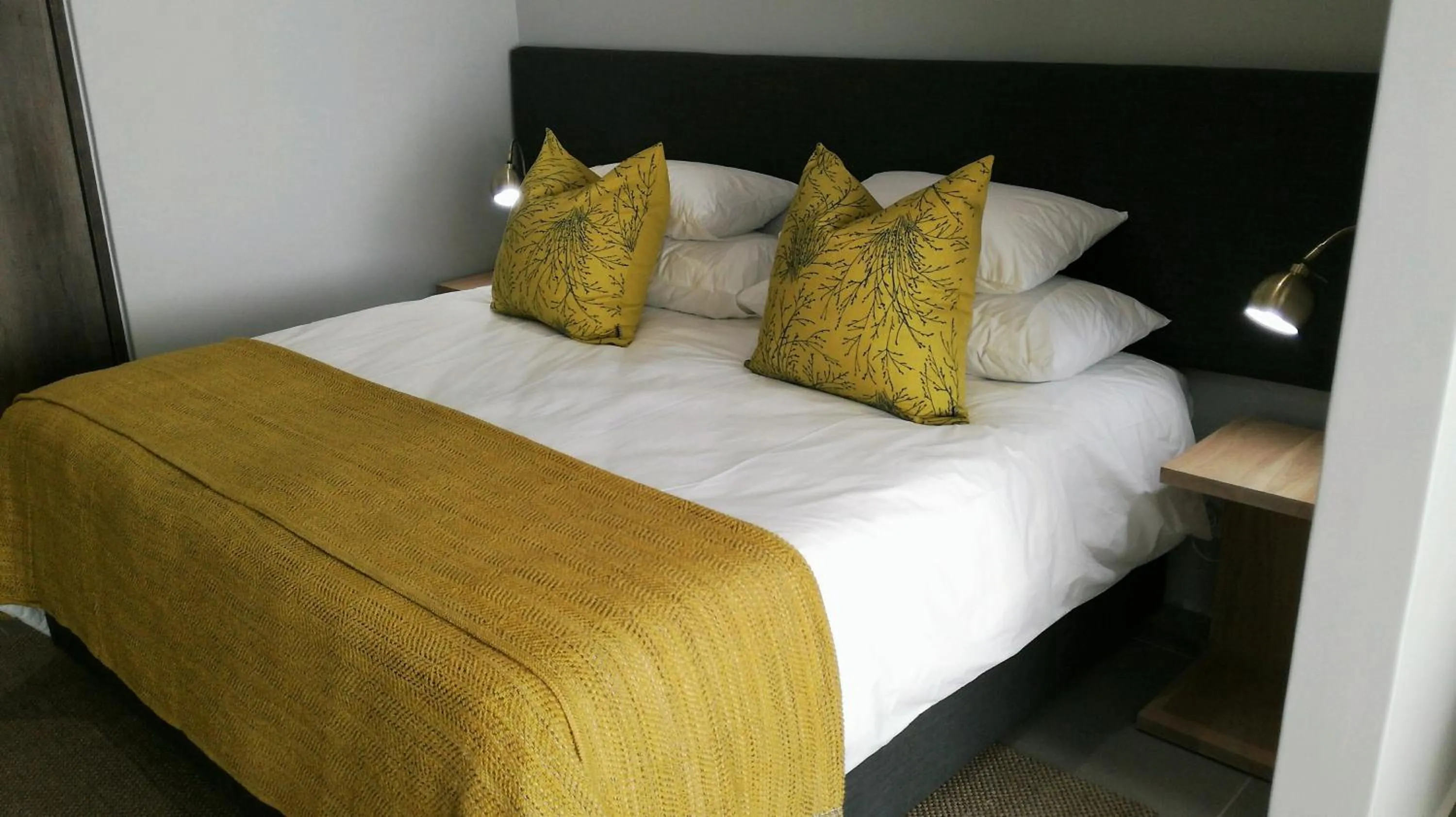 Bed in Bay View Resort Hotel Namibia