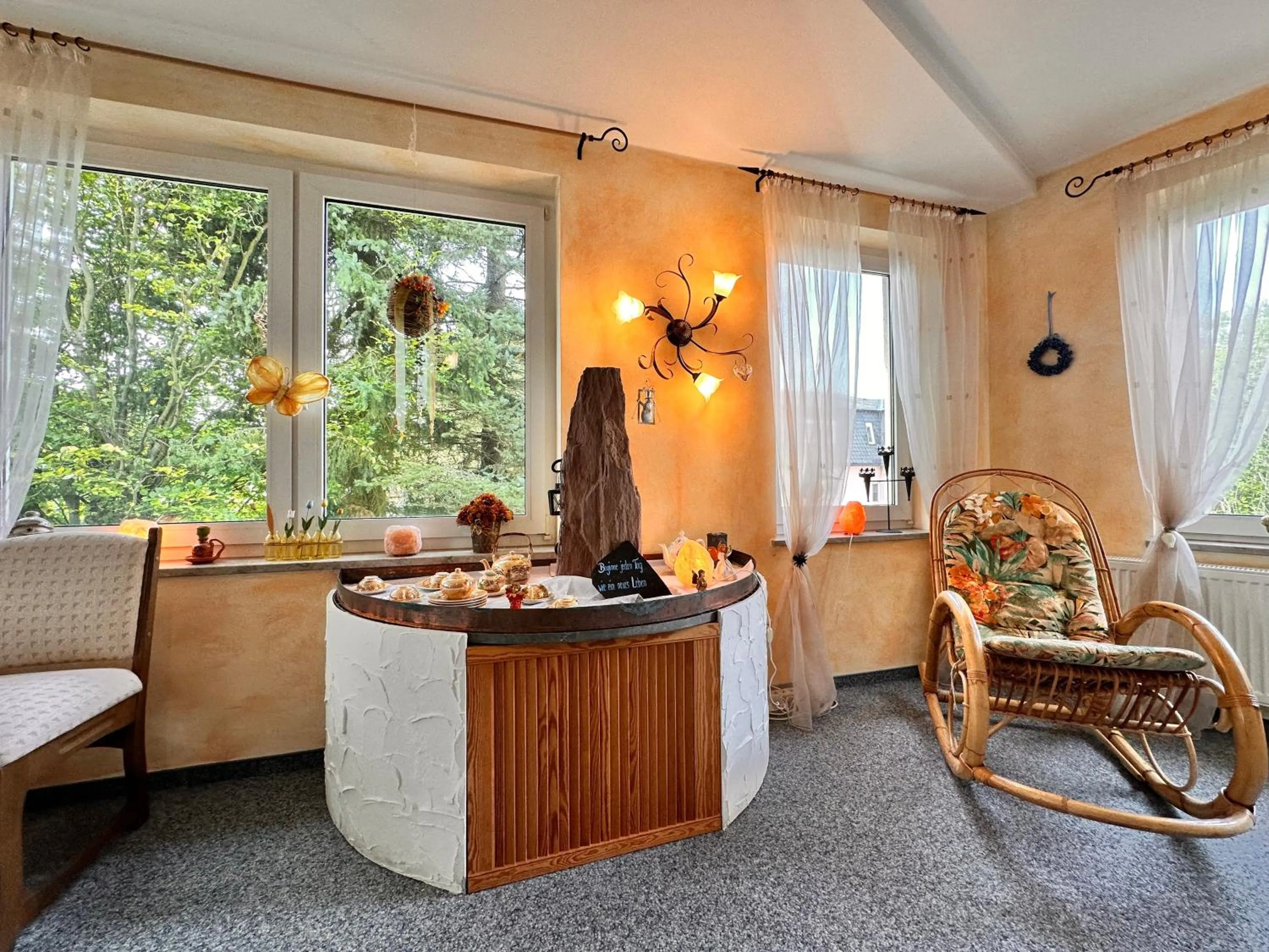 Sauna in Pension zum Löwen, Parkplatz, Wlan, Zentral