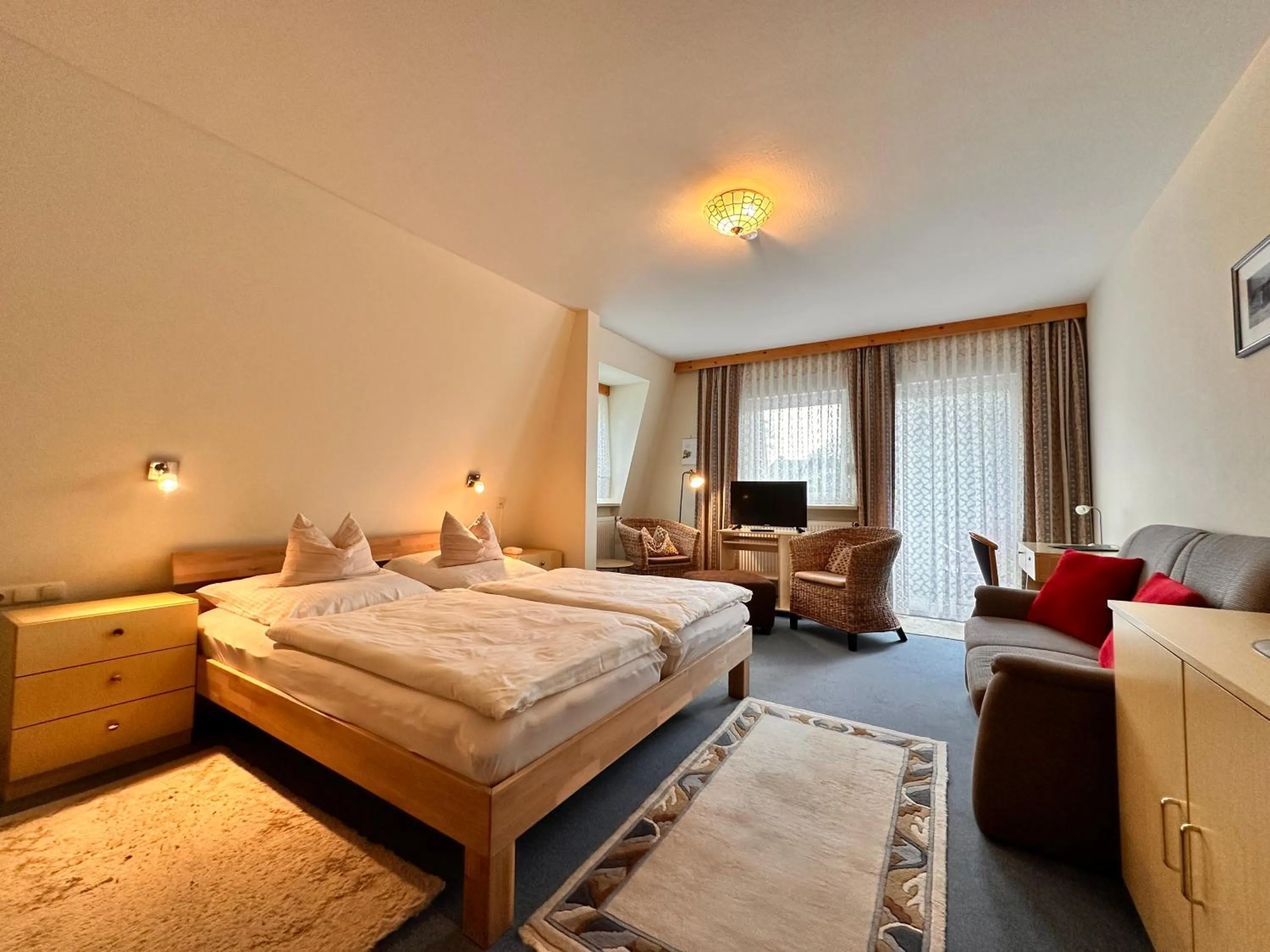Bed in Pension zum Löwen, Parkplatz, Wlan, Zentral