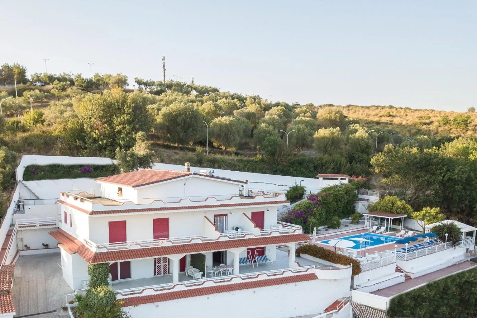 Bird's eye view in Villa Milena