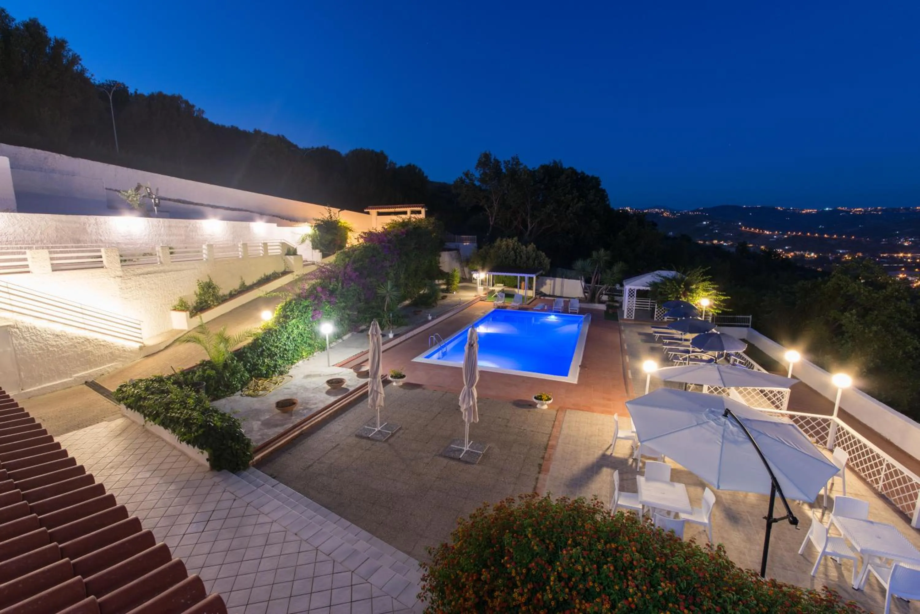 Pool view in Villa Milena