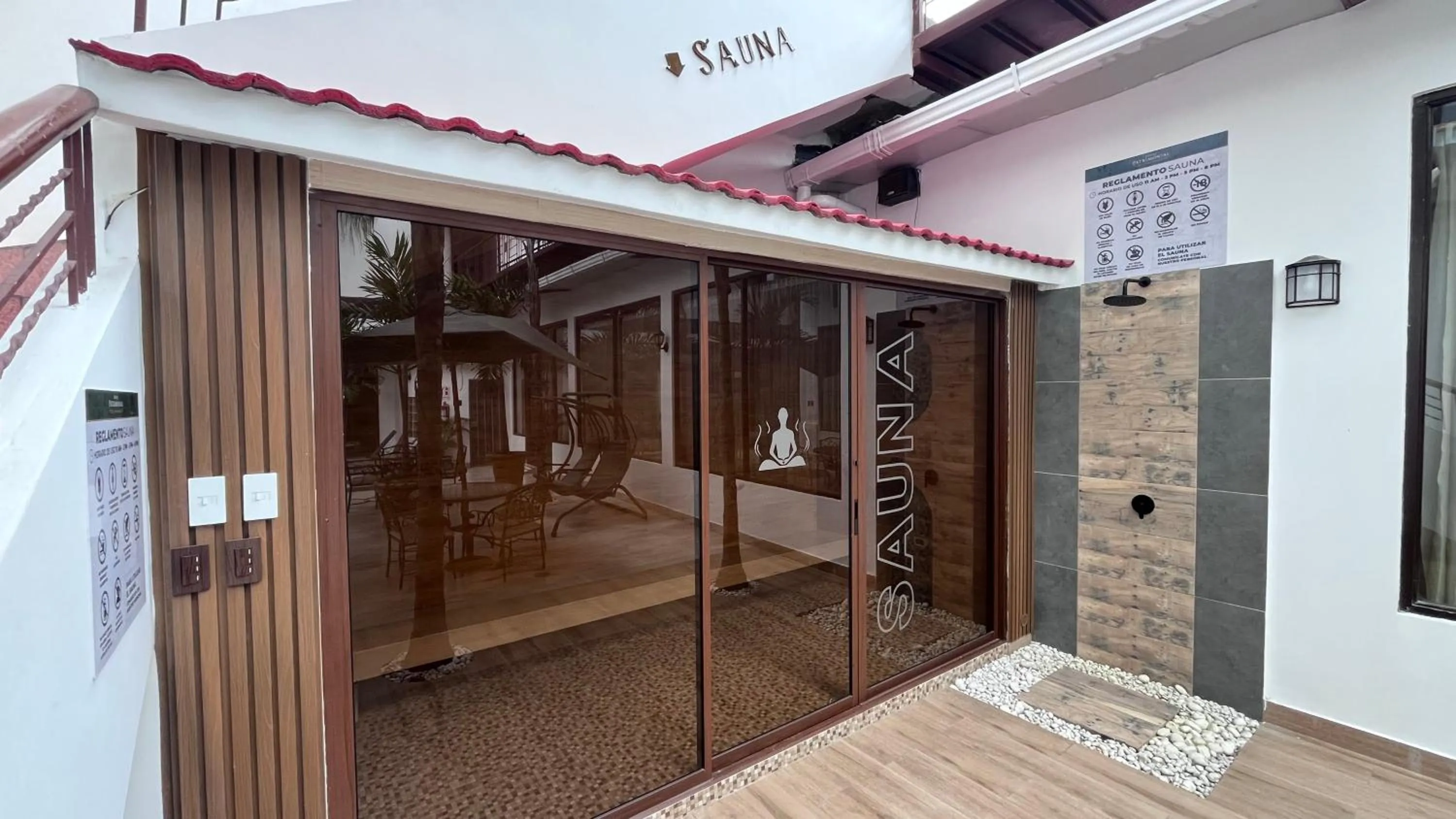 Sauna in Hotel Patrimonial by Greenfield