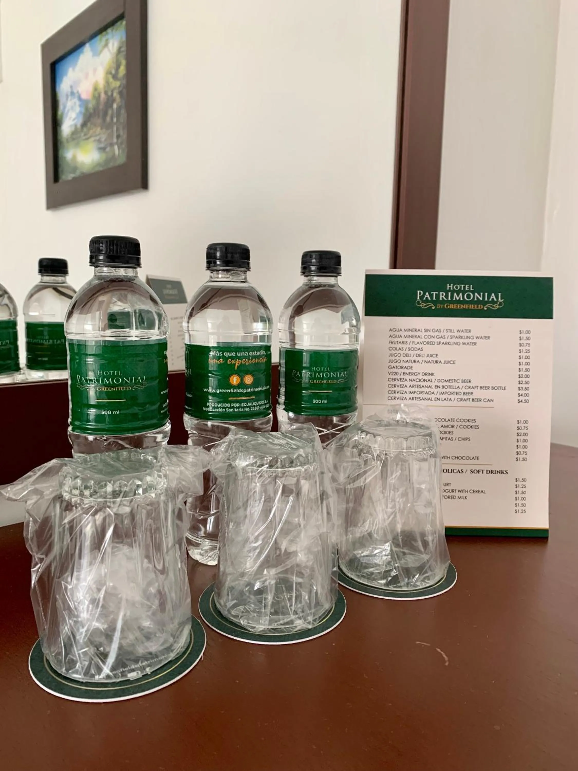 Drinks in Hotel Patrimonial by Greenfield