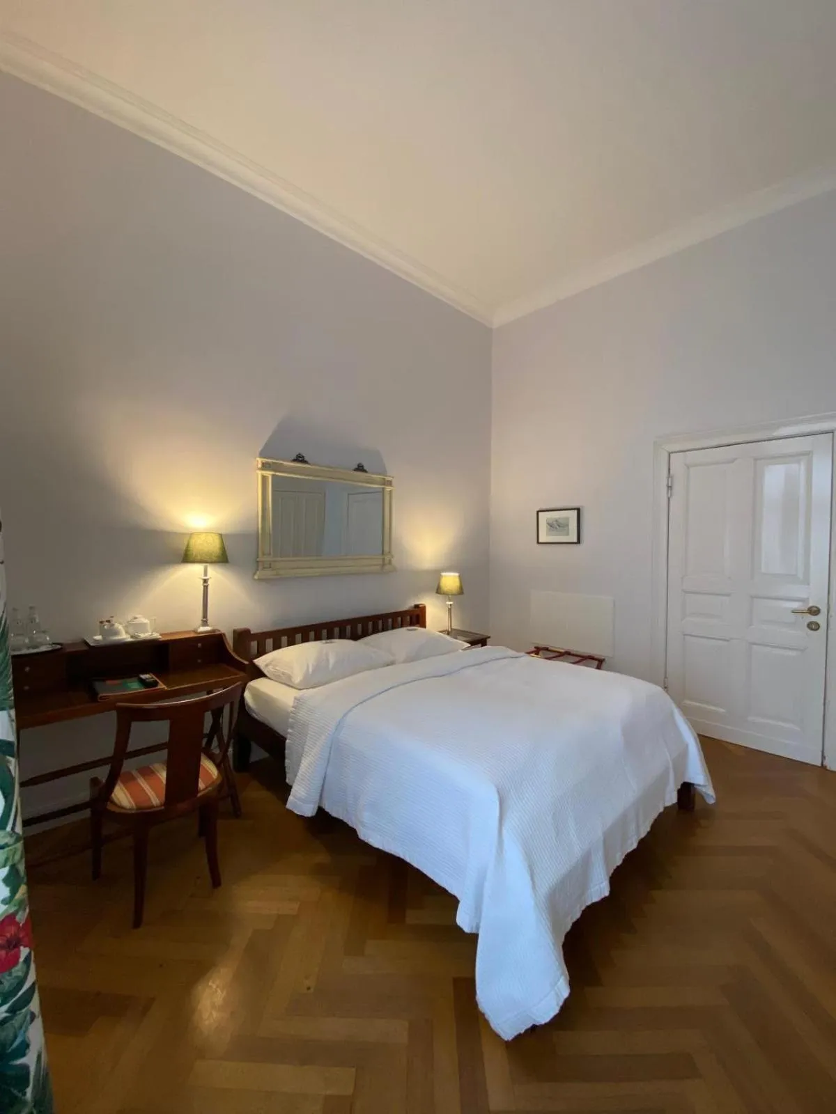 Bed in Schlosshotel Ziethen