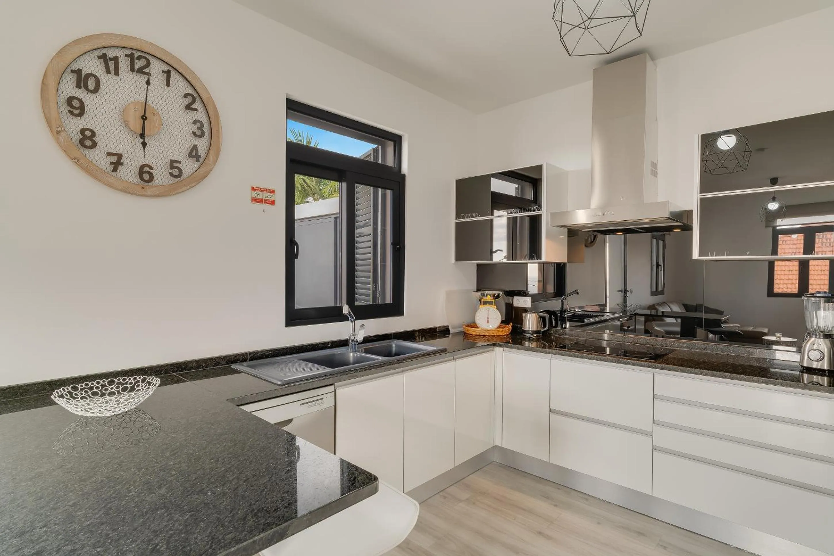 Kitchen or kitchenette in Lazareto Apartment by Holiday Rental Madeira