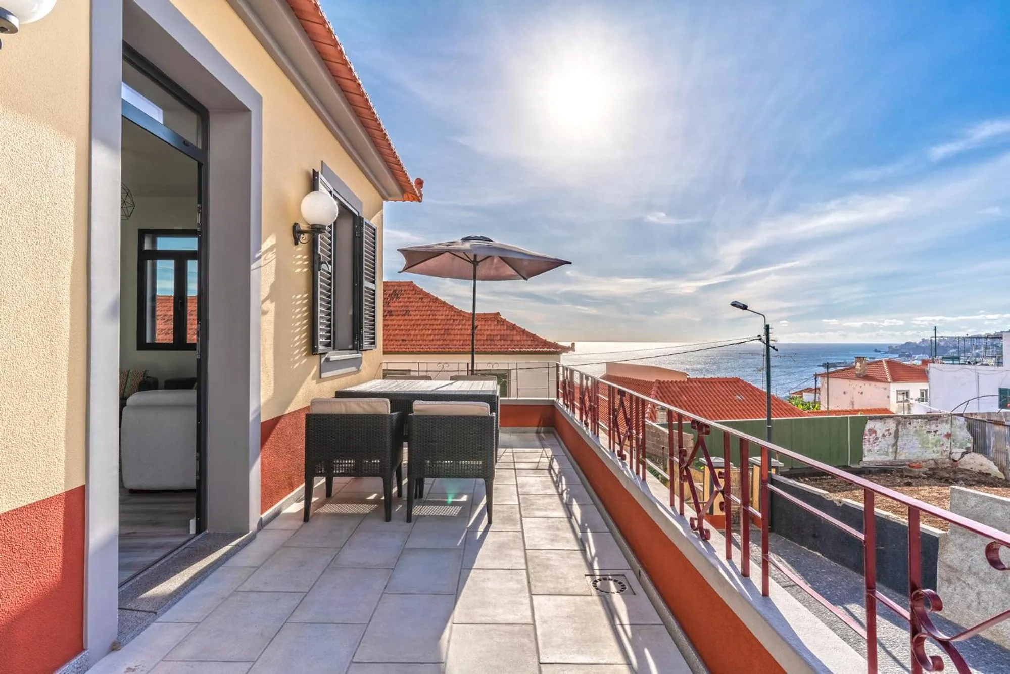 Balcony/Terrace in Lazareto Apartment by Holiday Rental Madeira