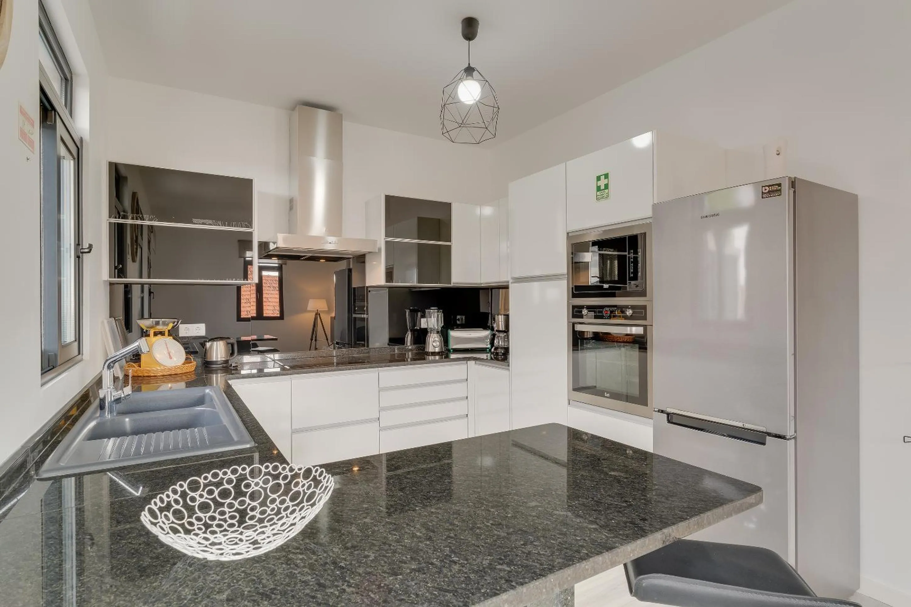 kitchen in Lazareto Apartment by Holiday Rental Madeira