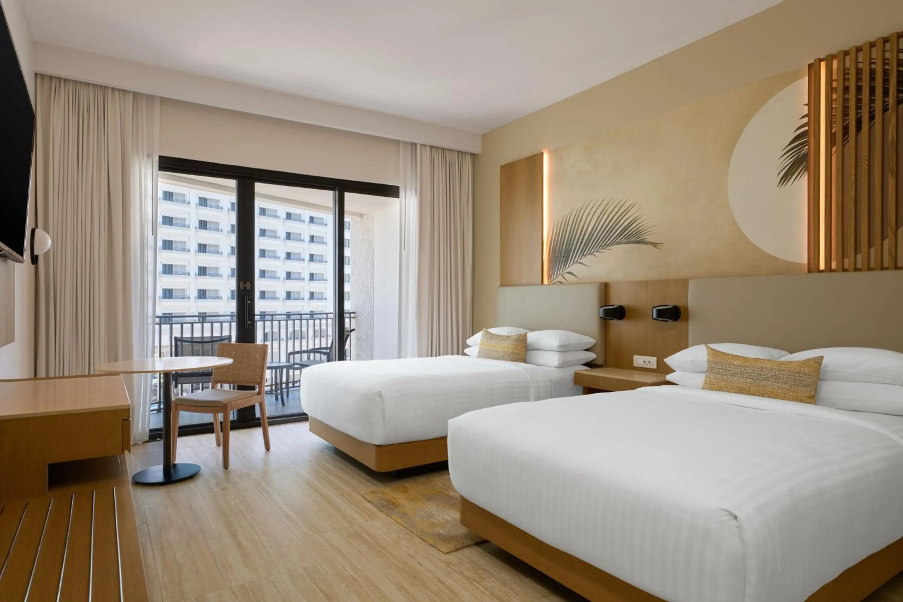 Photo of the whole room, Bed in Marriott Cancun, An All-Inclusive Resort