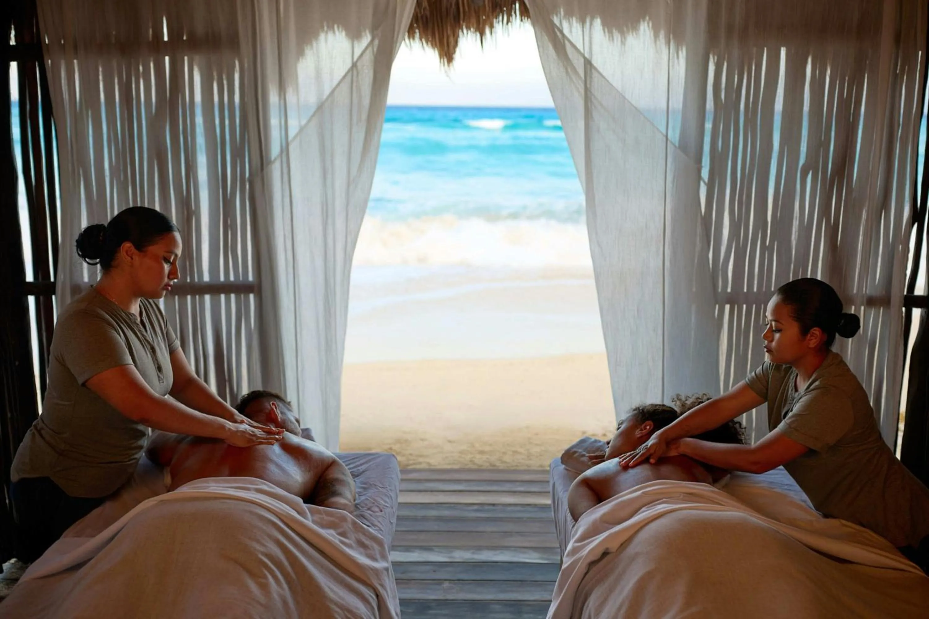 Beach in Marriott Cancun, An All-Inclusive Resort