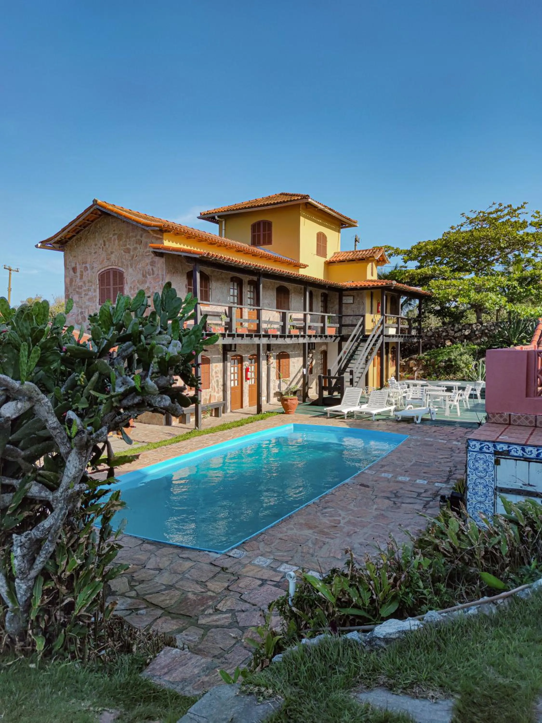 Patio in Pousada Tanto Mar