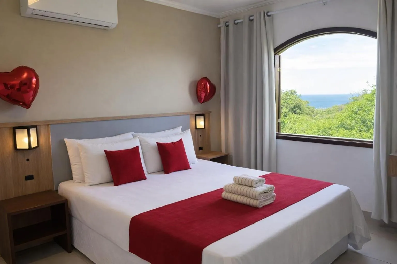 Bed in Pousada Tanto Mar