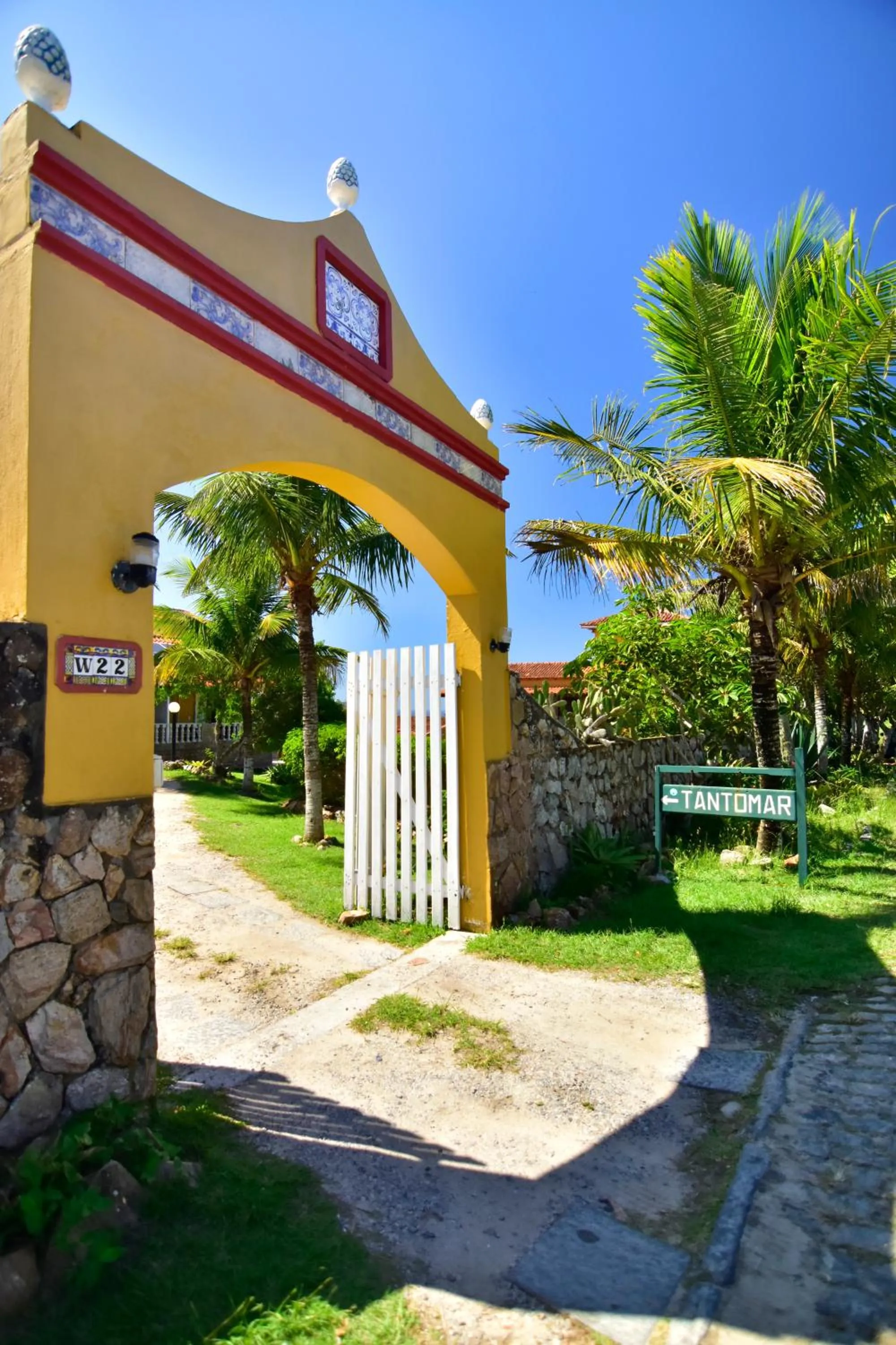 Facade/entrance in Pousada Tanto Mar