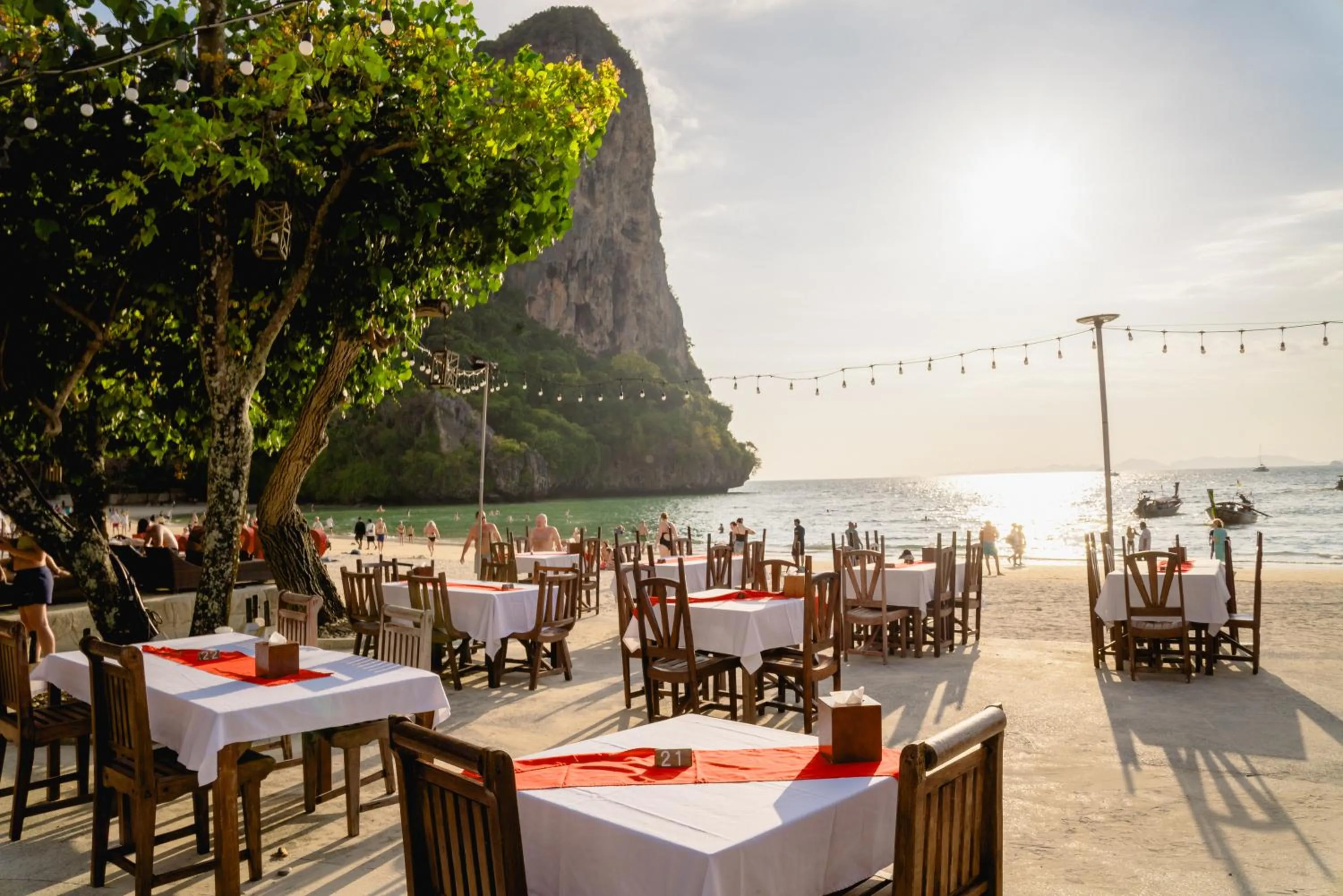 Dinner in Sand Sea Resort Railay Beach
