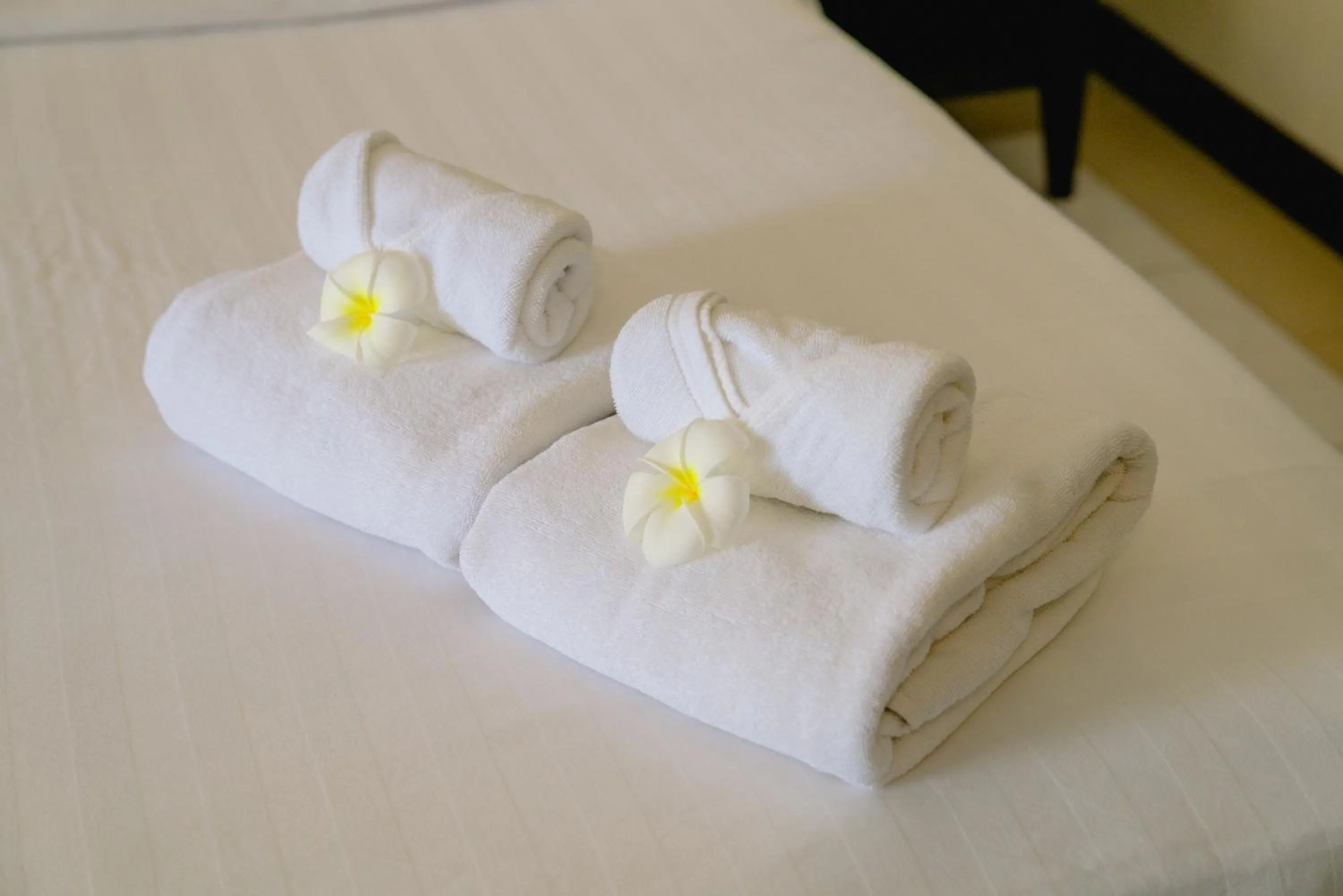 towels in Sand Sea Resort Railay Beach