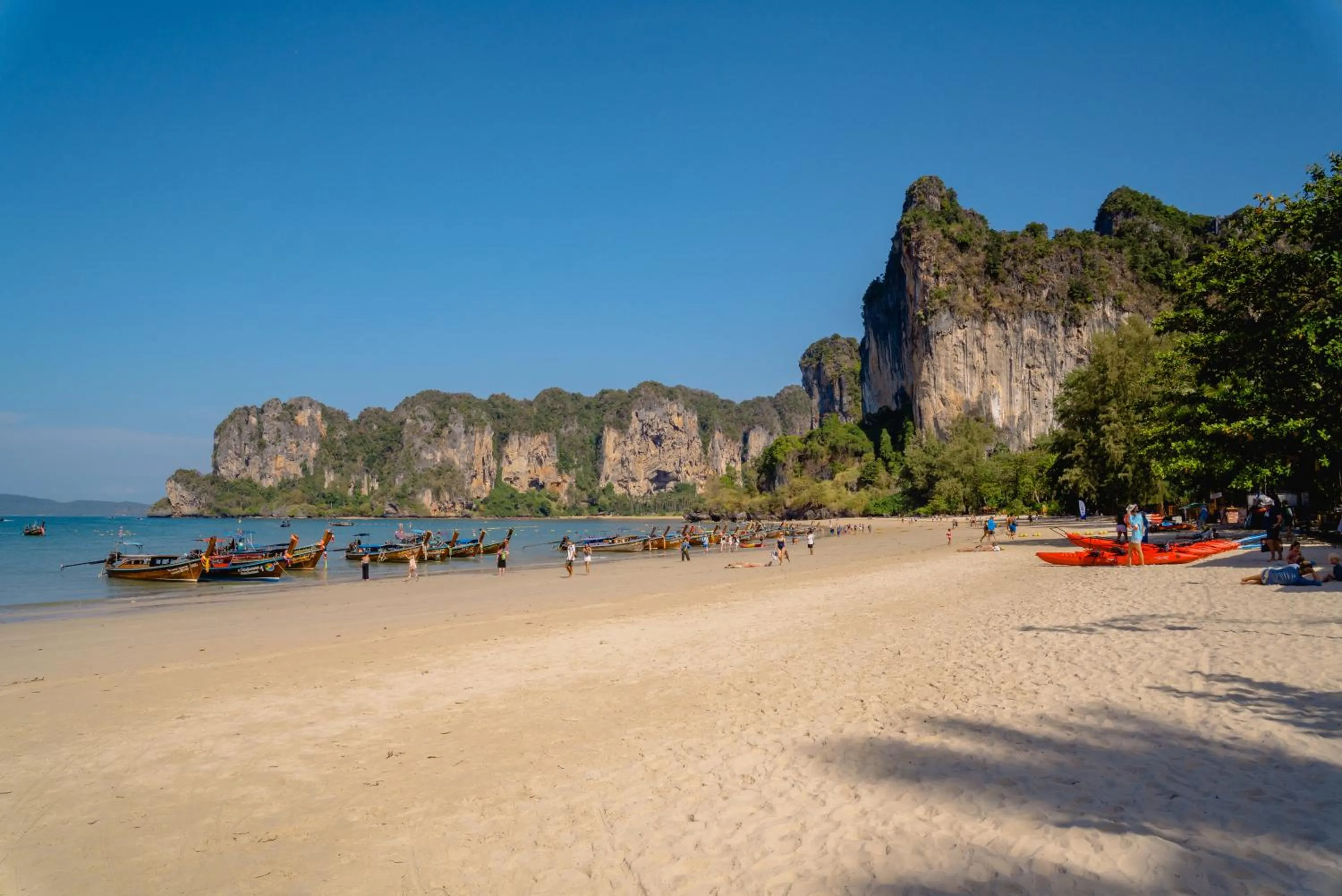 Beach in Sand Sea Resort Railay Beach