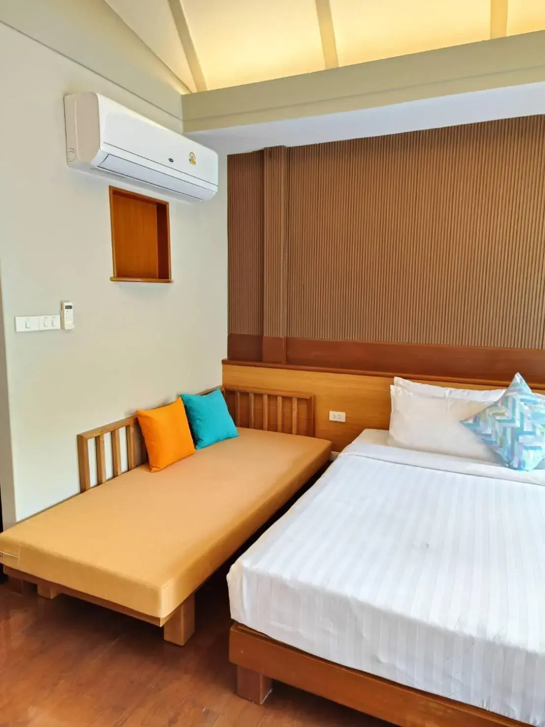 Bed in Baan Duangkaew Resort Bed in Baan Duangkaew Resort