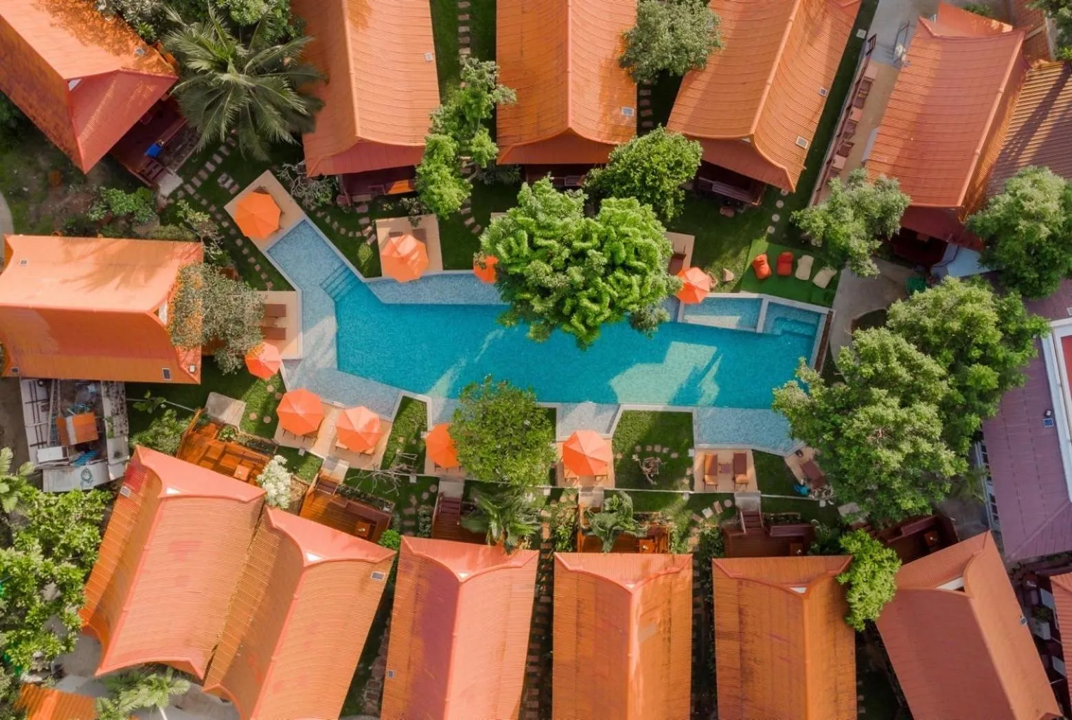 Garden in Baan Duangkaew Resort