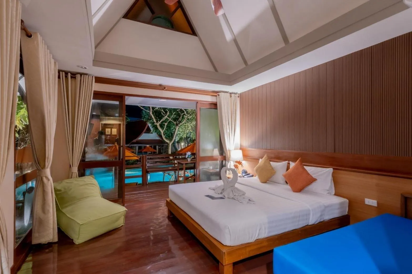 Bedroom, Bed in Baan Duangkaew Resort