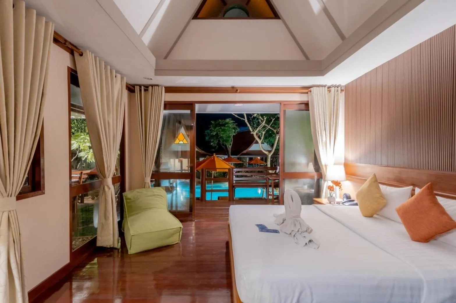 Bedroom, Bed in Baan Duangkaew Resort