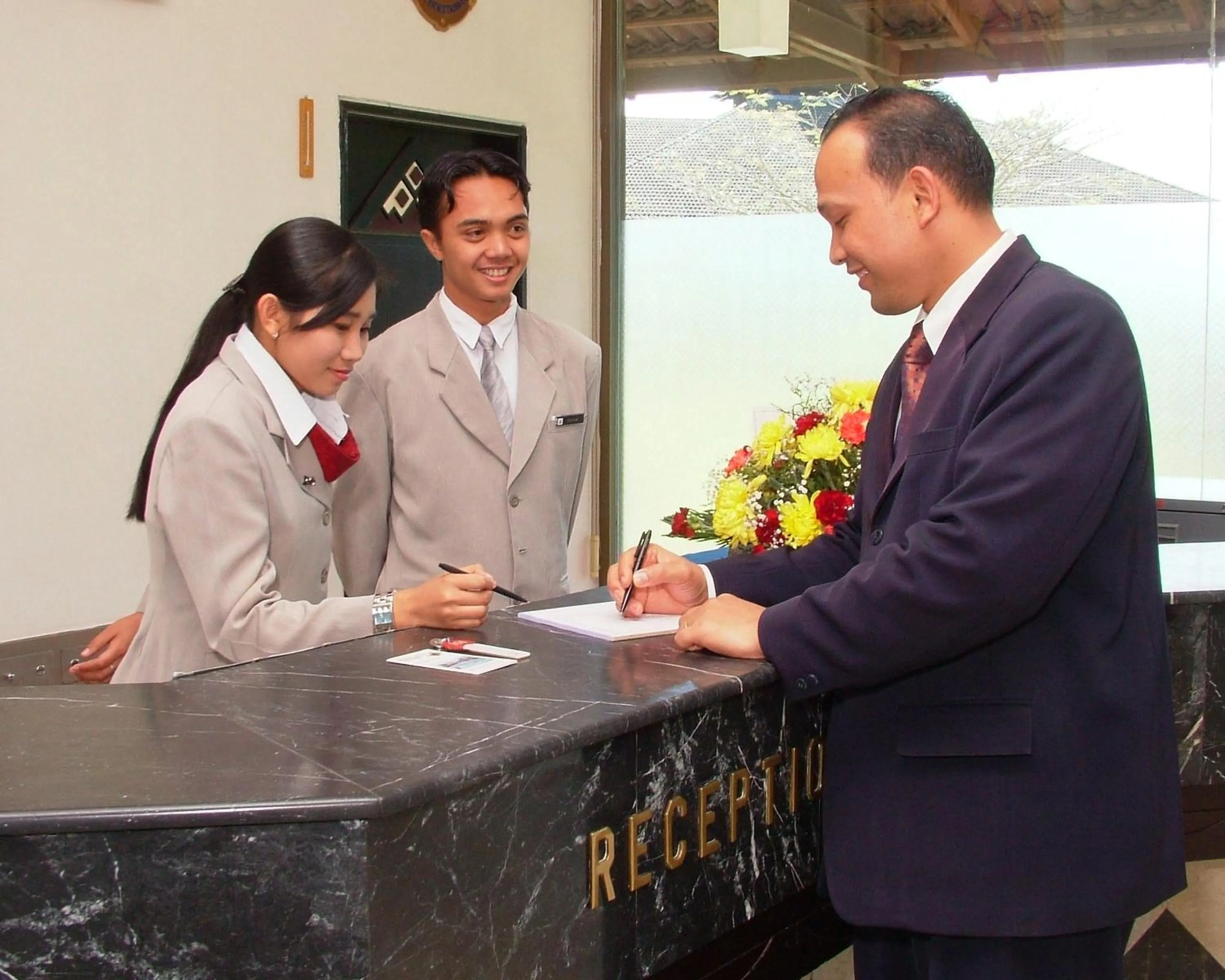 Lobby or reception in Hotel Sibayak Internasional