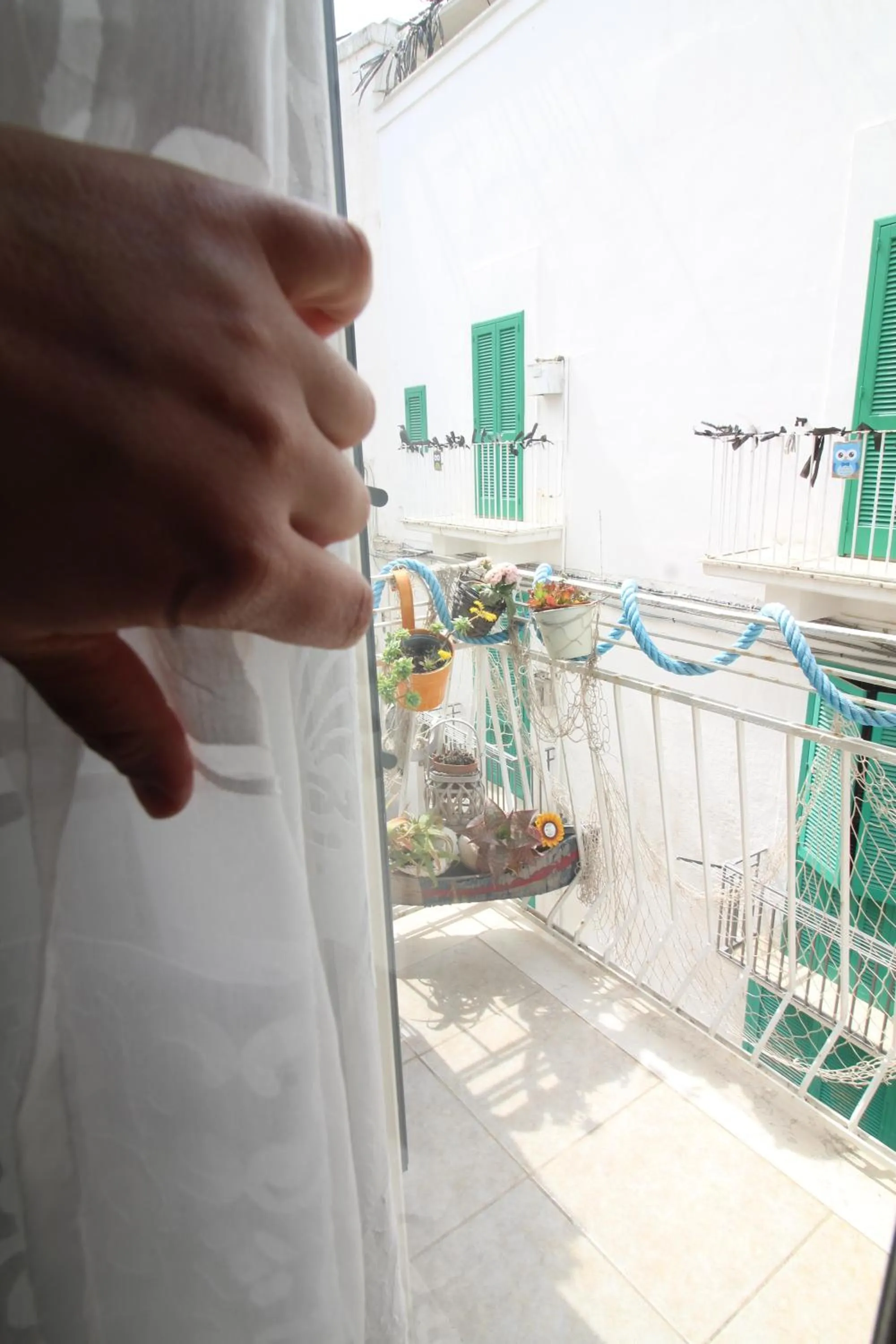 Balcony/Terrace in B&B U Mare Mio