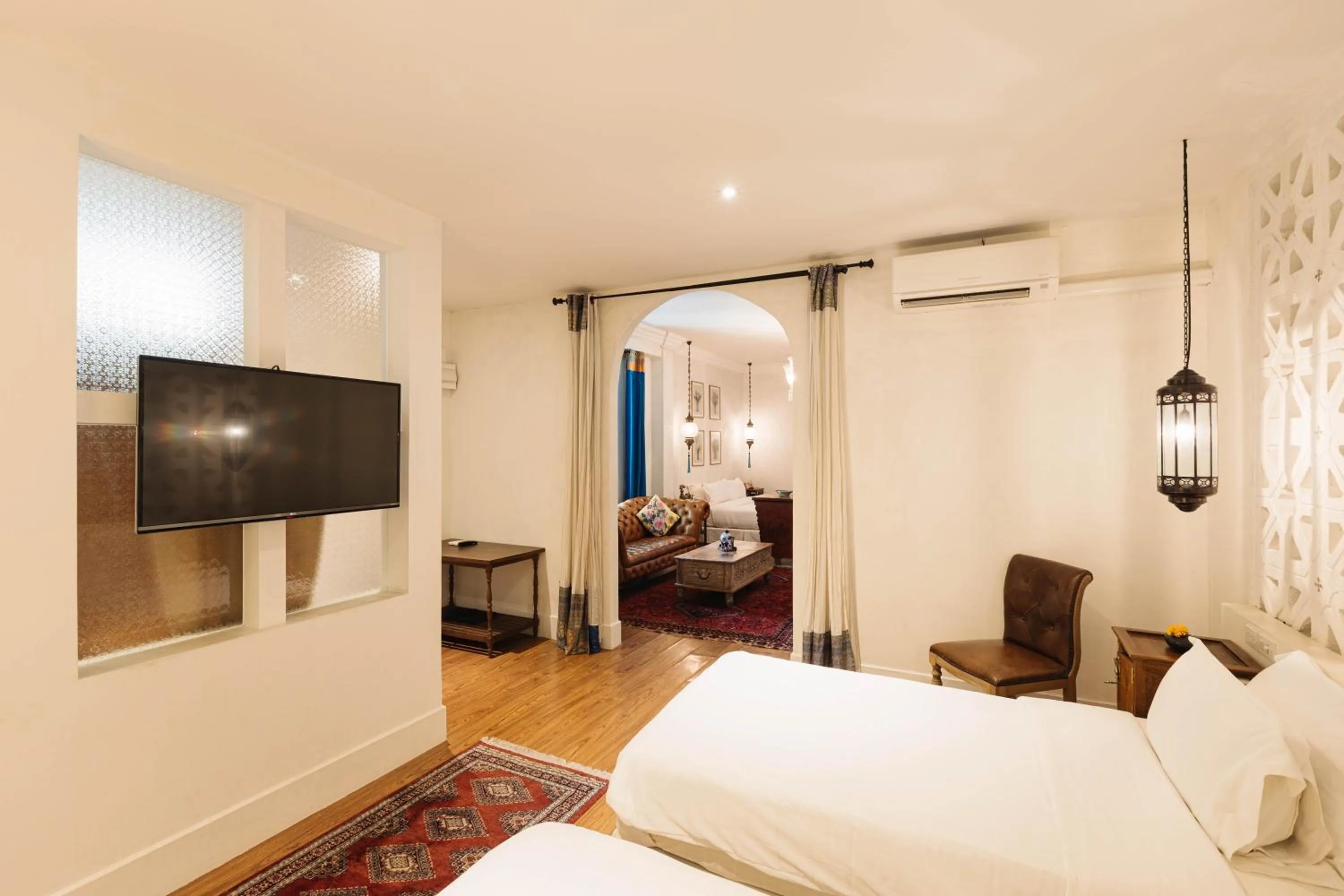 Communal lounge/ TV room, Bed in At Niman conceptual Home chiangmai