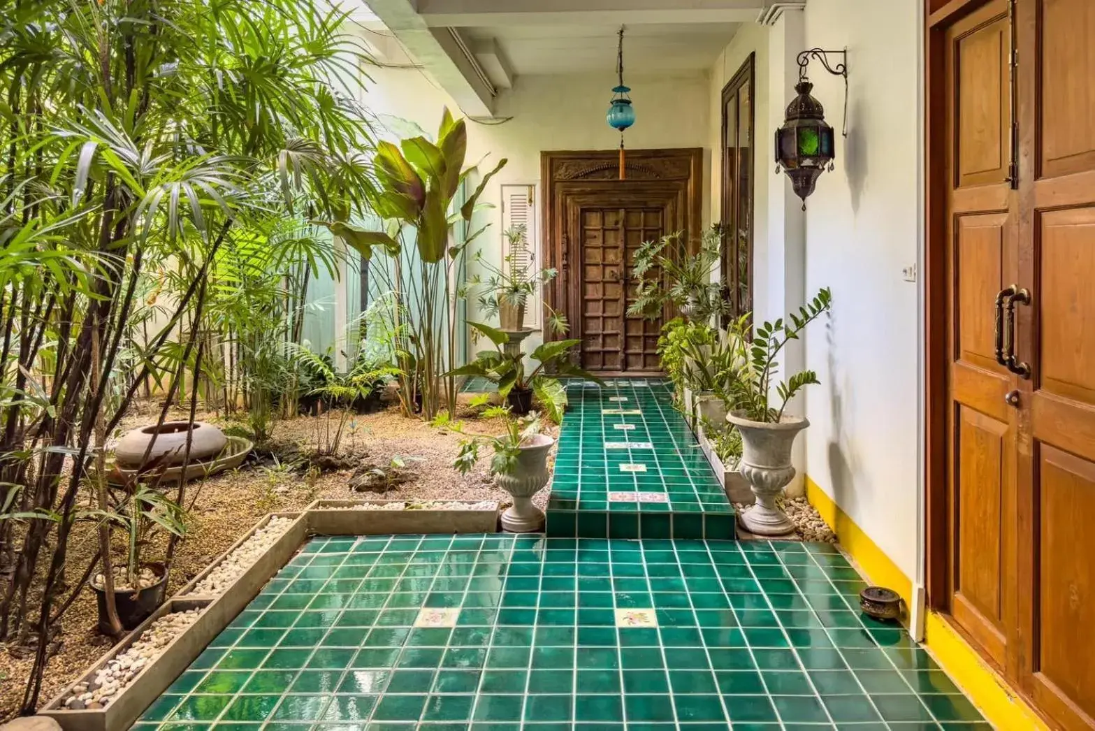 Garden view in At Niman conceptual Home chiangmai Garden view in At Niman conceptual Home chiangmai