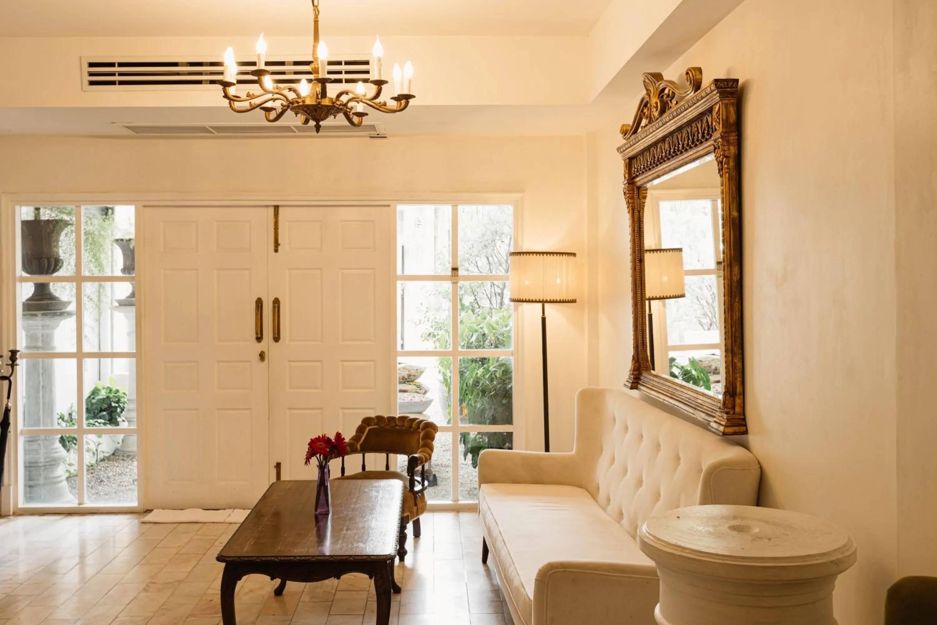 Living room in At Niman conceptual Home chiangmai