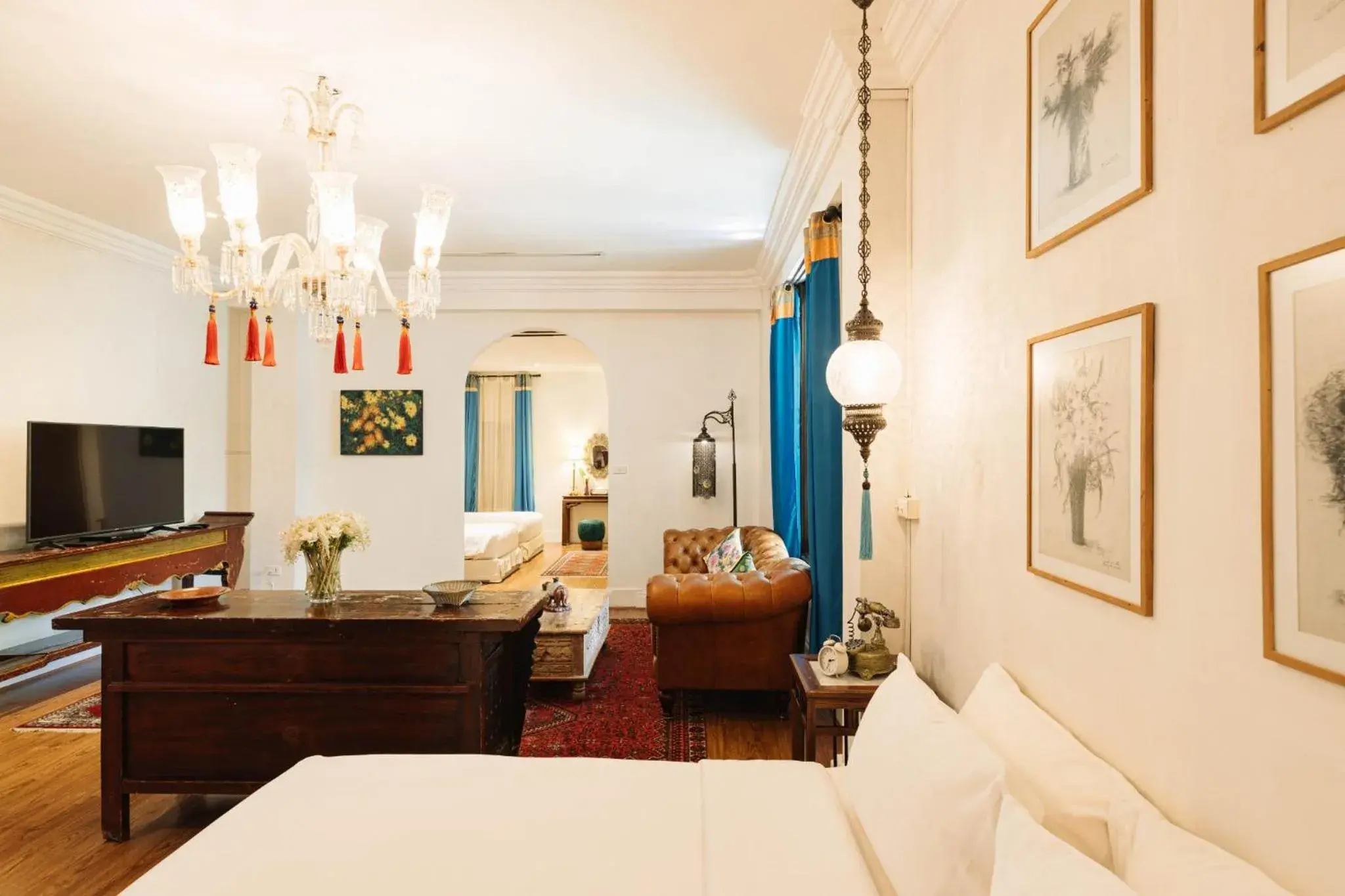 Communal lounge/ TV room, Bed in At Niman conceptual Home chiangmai Communal lounge/ TV room, Bed in At Niman conceptual Home chiangmai