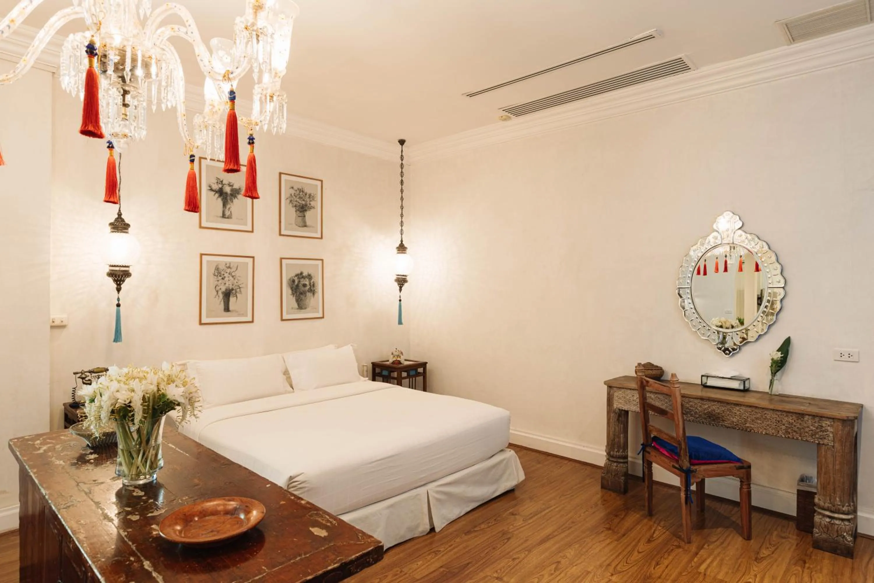 Bed in At Niman conceptual Home chiangmai