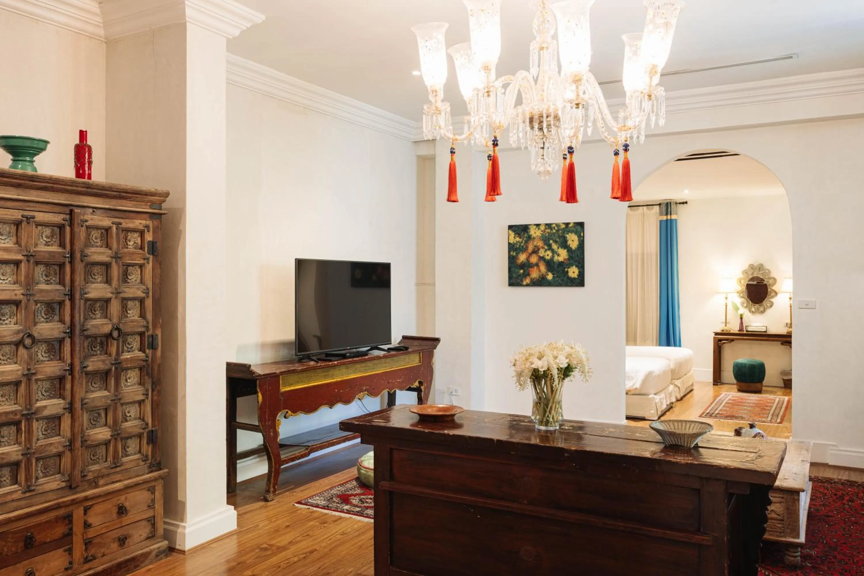 Communal lounge/ TV room in At Niman conceptual Home chiangmai