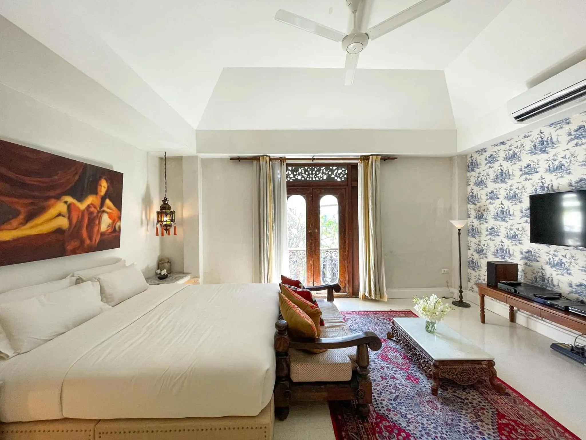 Communal lounge/ TV room, Bed in At Niman conceptual Home chiangmai