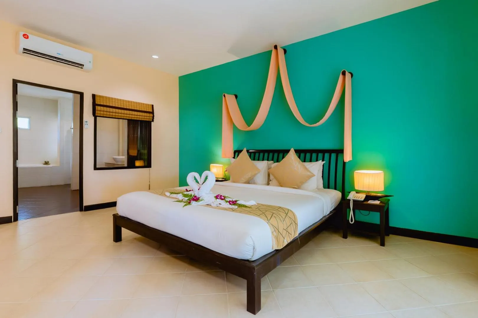 Bed in Sudala Beach Resort