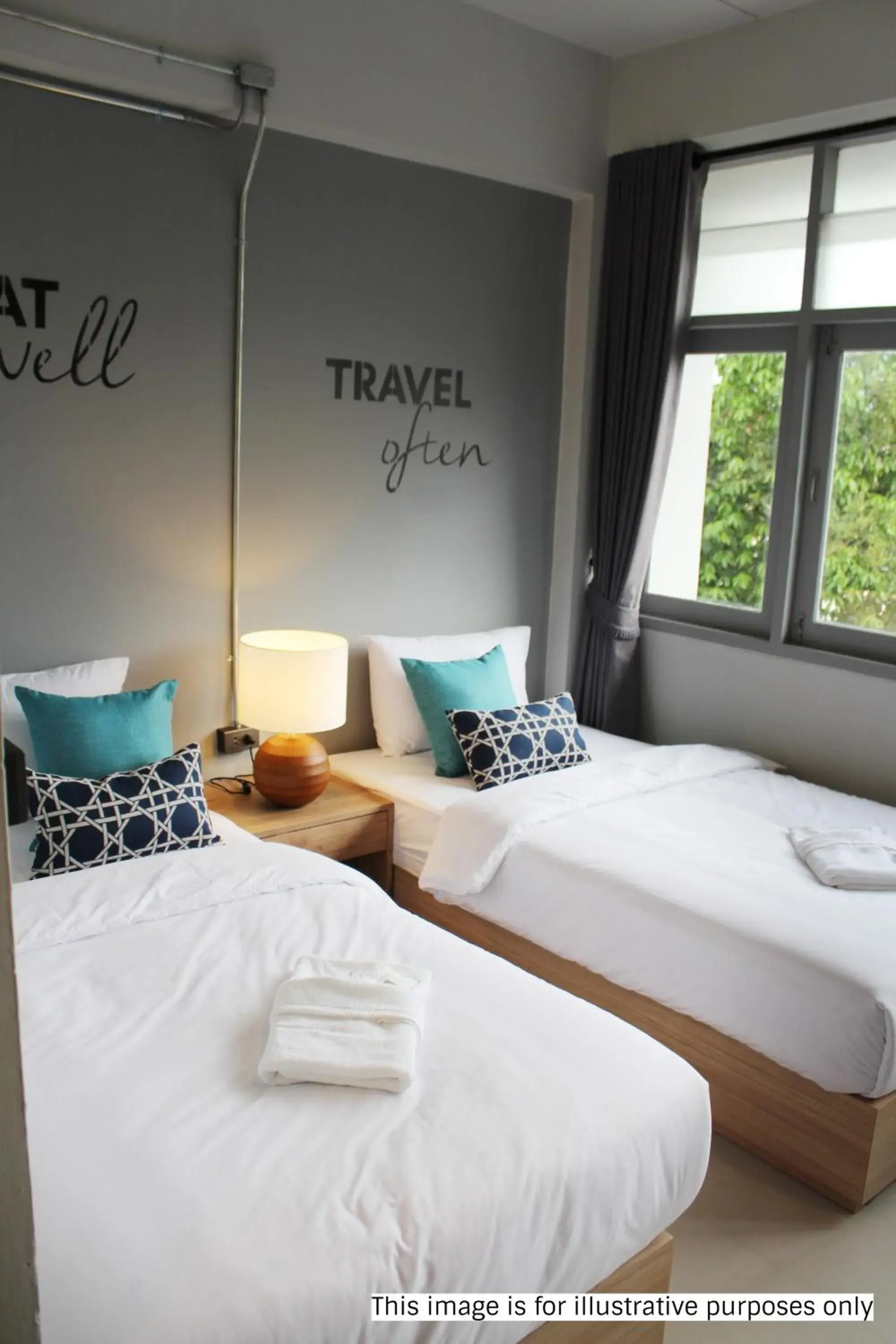 Bed in Rajthani Hotel - SHA Certified Bed in Rajthani Hotel - SHA Certified