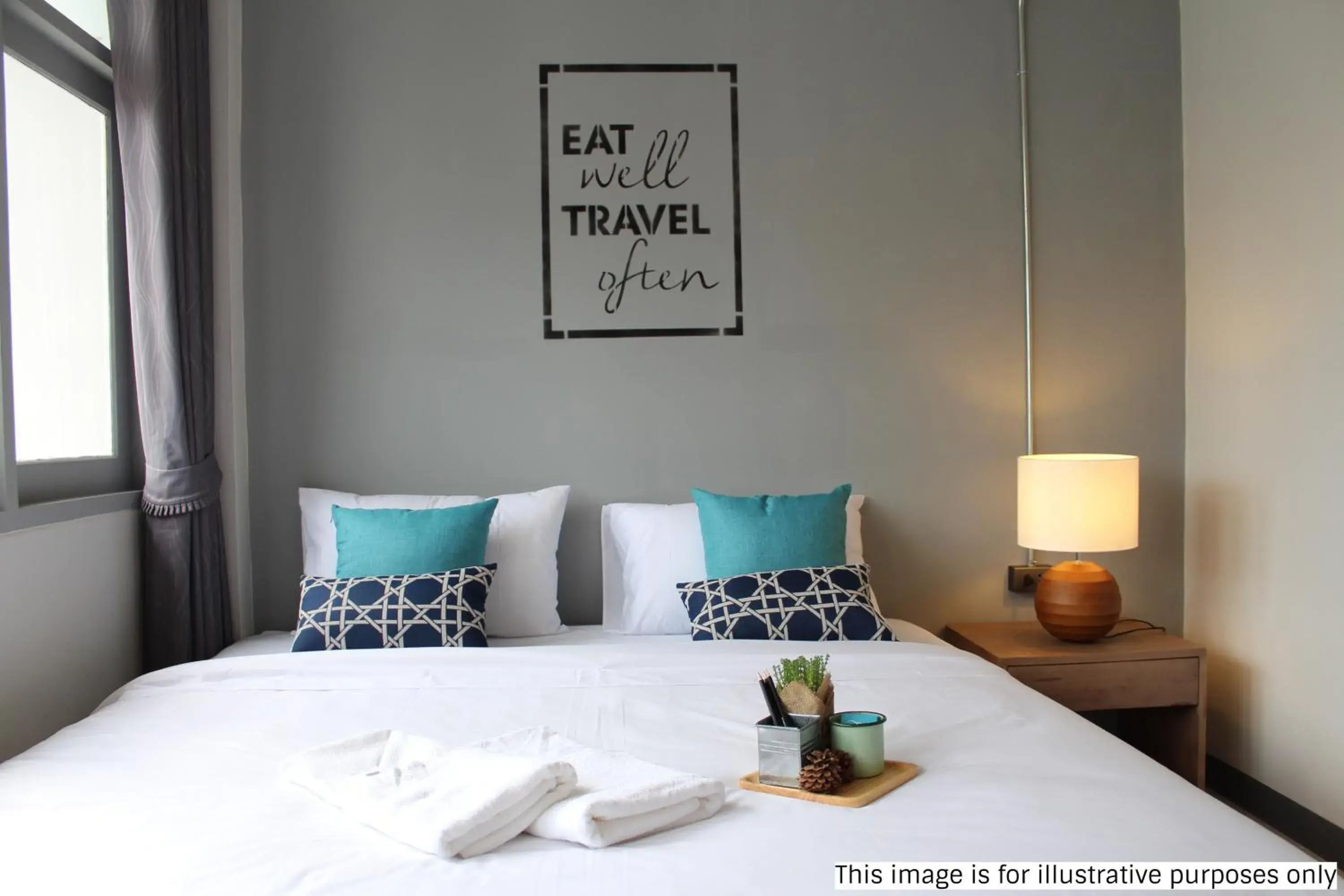 Bed in Rajthani Hotel - SHA Certified Bed in Rajthani Hotel - SHA Certified