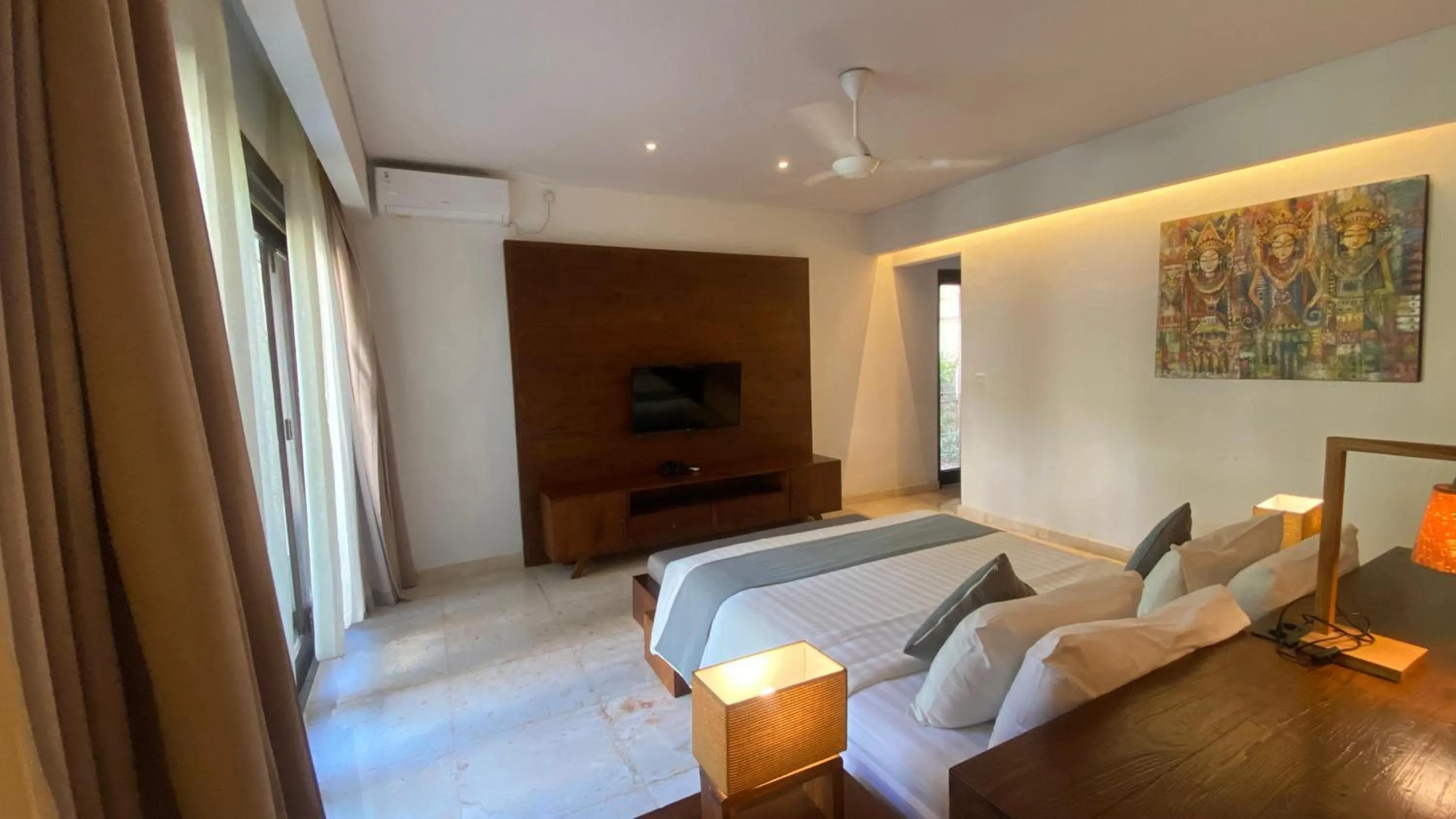Bed in djabu Canggu Beach Villa