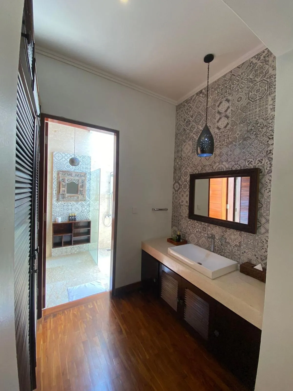 Bathroom, Bed in djabu Canggu Beach Villa