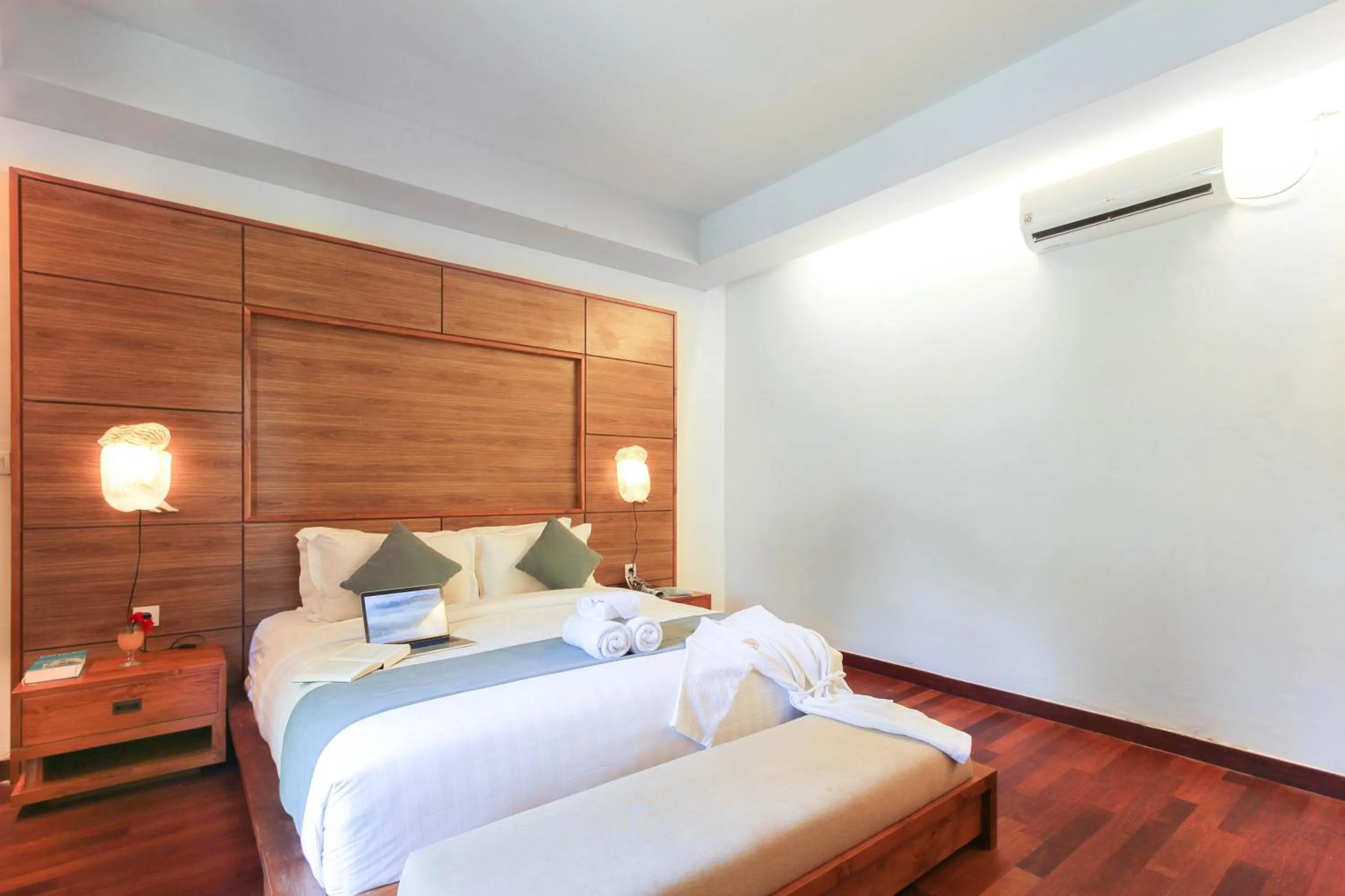Bedroom, Bed in djabu Canggu Beach Villa