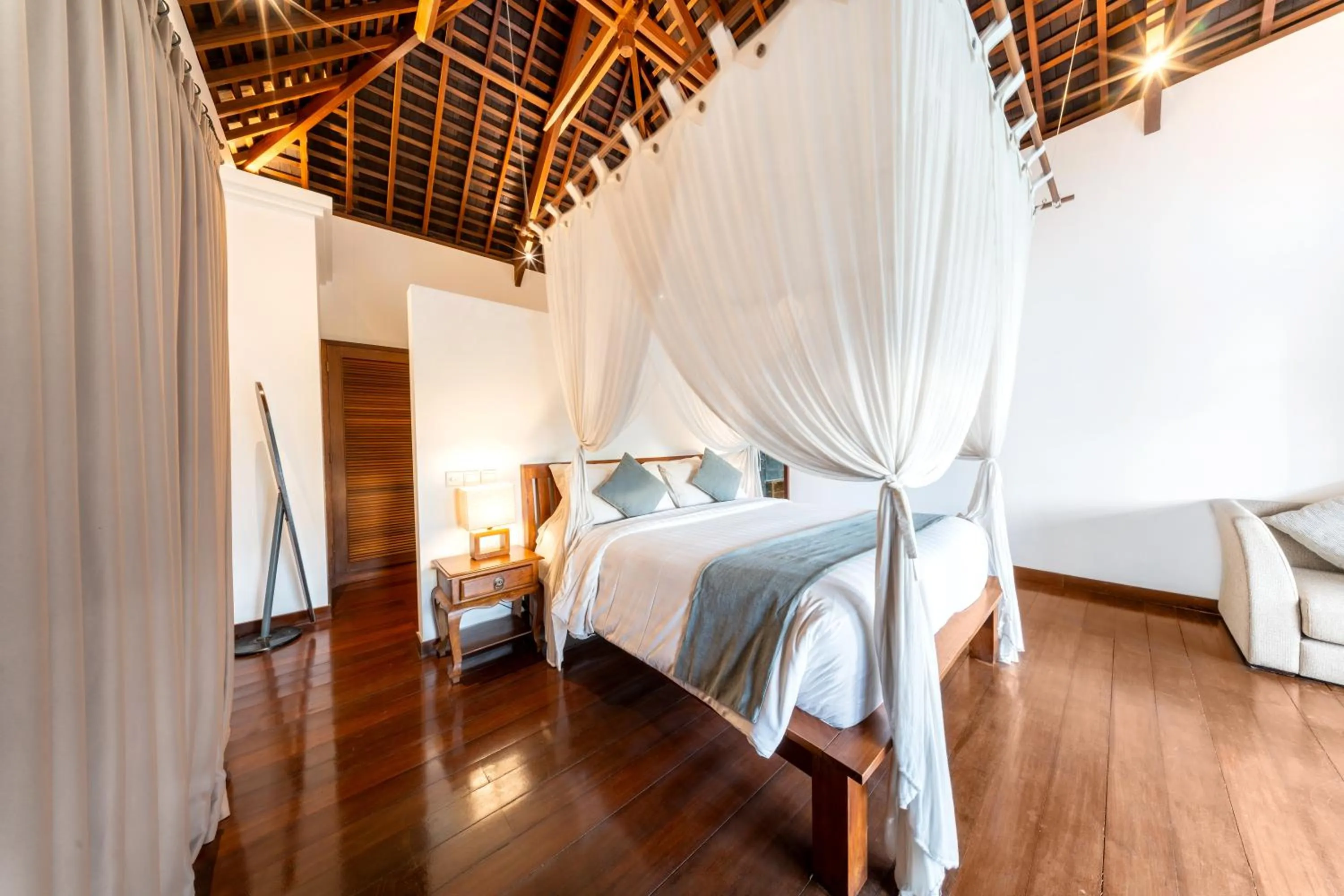 Bedroom, Bed in djabu Canggu Beach Villa