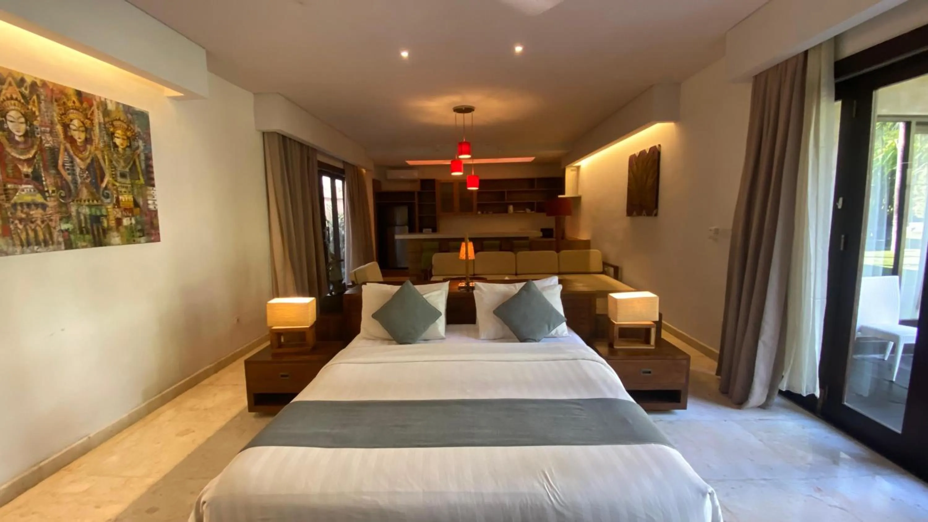 Bed in djabu Canggu Beach Villa